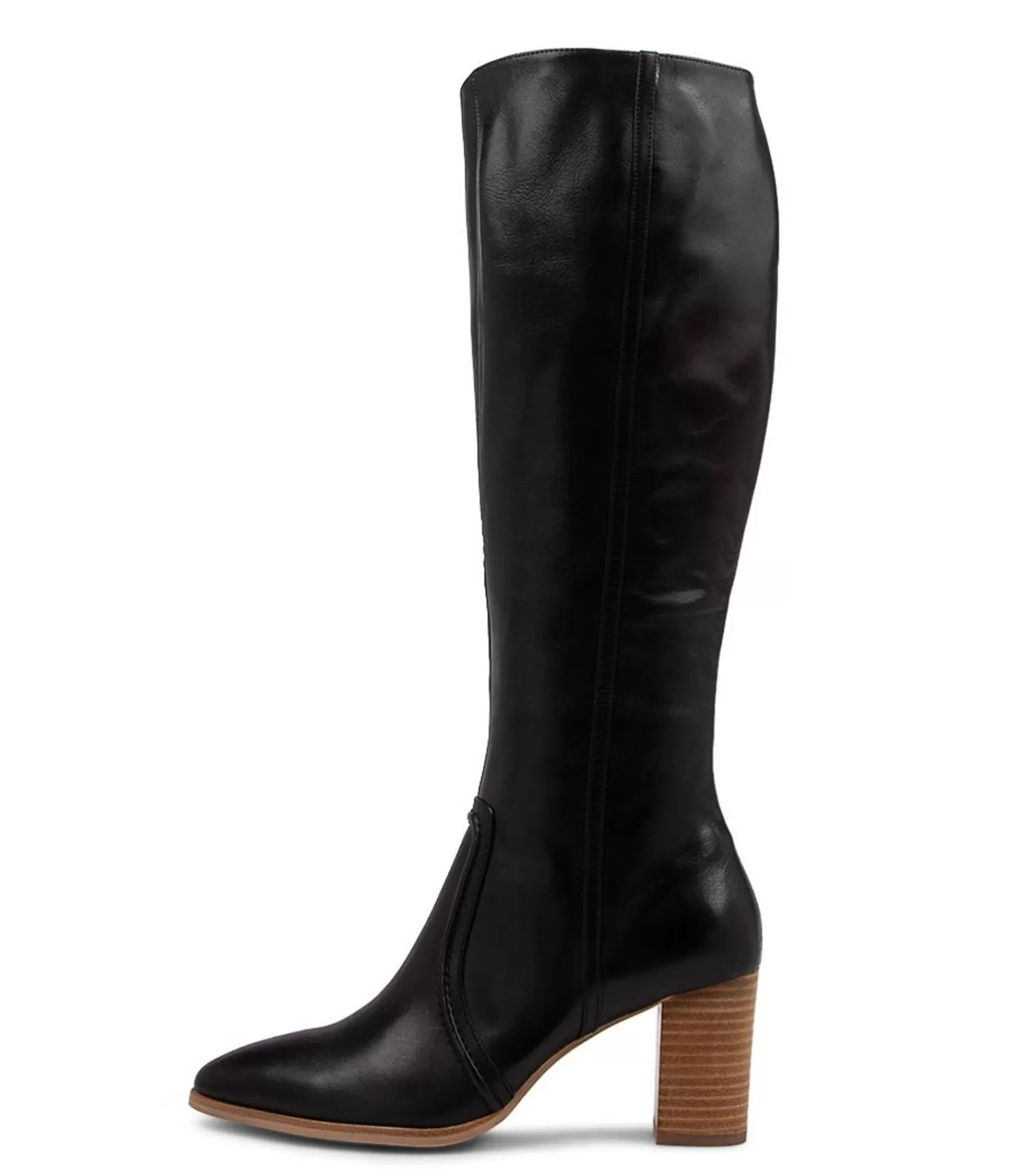 Fashion Midas Shoes Armin Black Leather Knee High Boots Nh