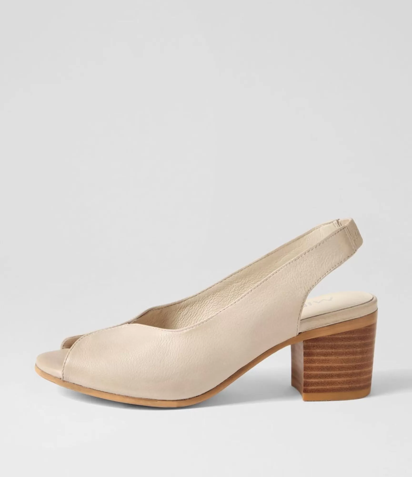 Outlet Midas Shoes Binda Vanilla Leather Sandals