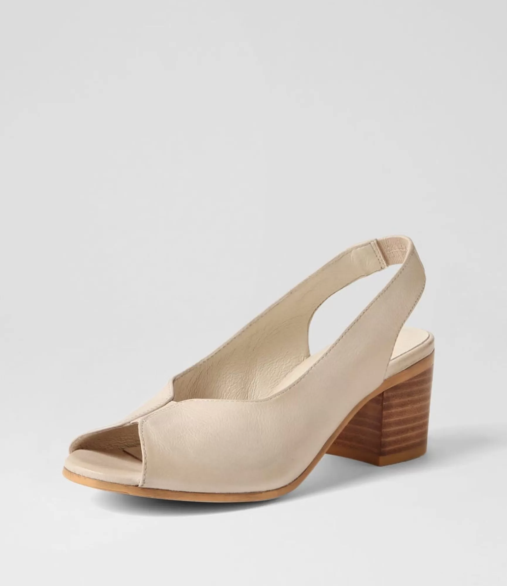 Outlet Midas Shoes Binda Vanilla Leather Sandals