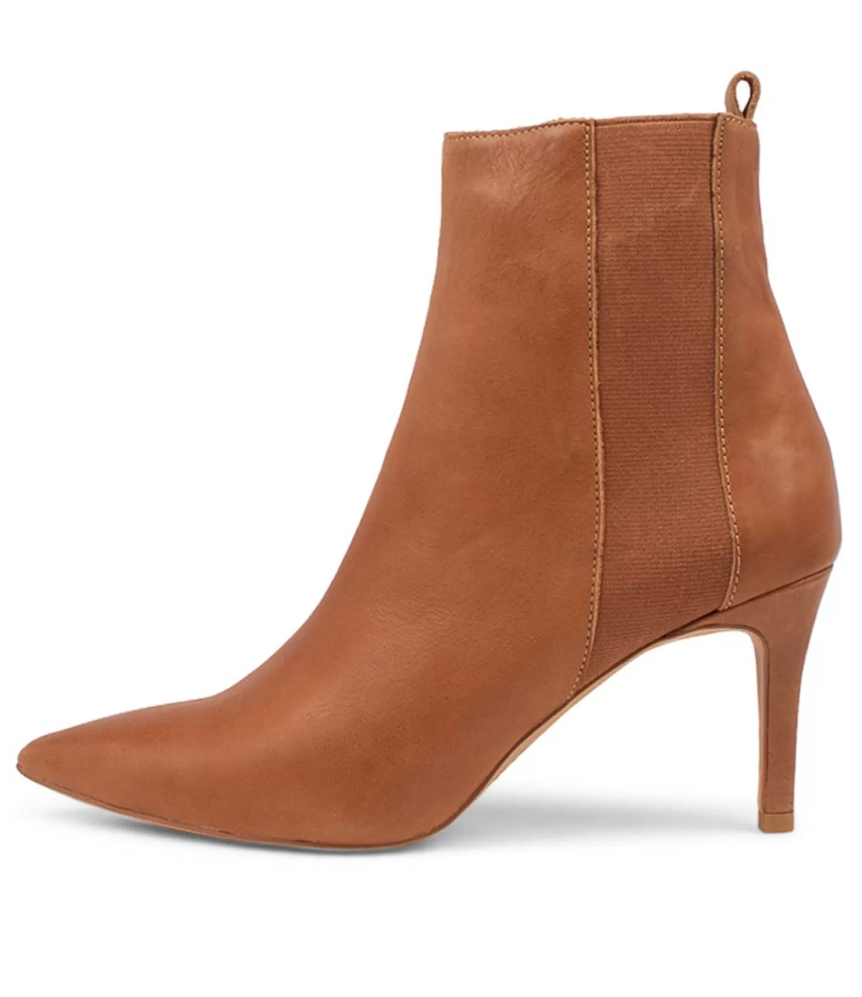 Outlet Midas Shoes Briann Tan Leather Ankle Boots