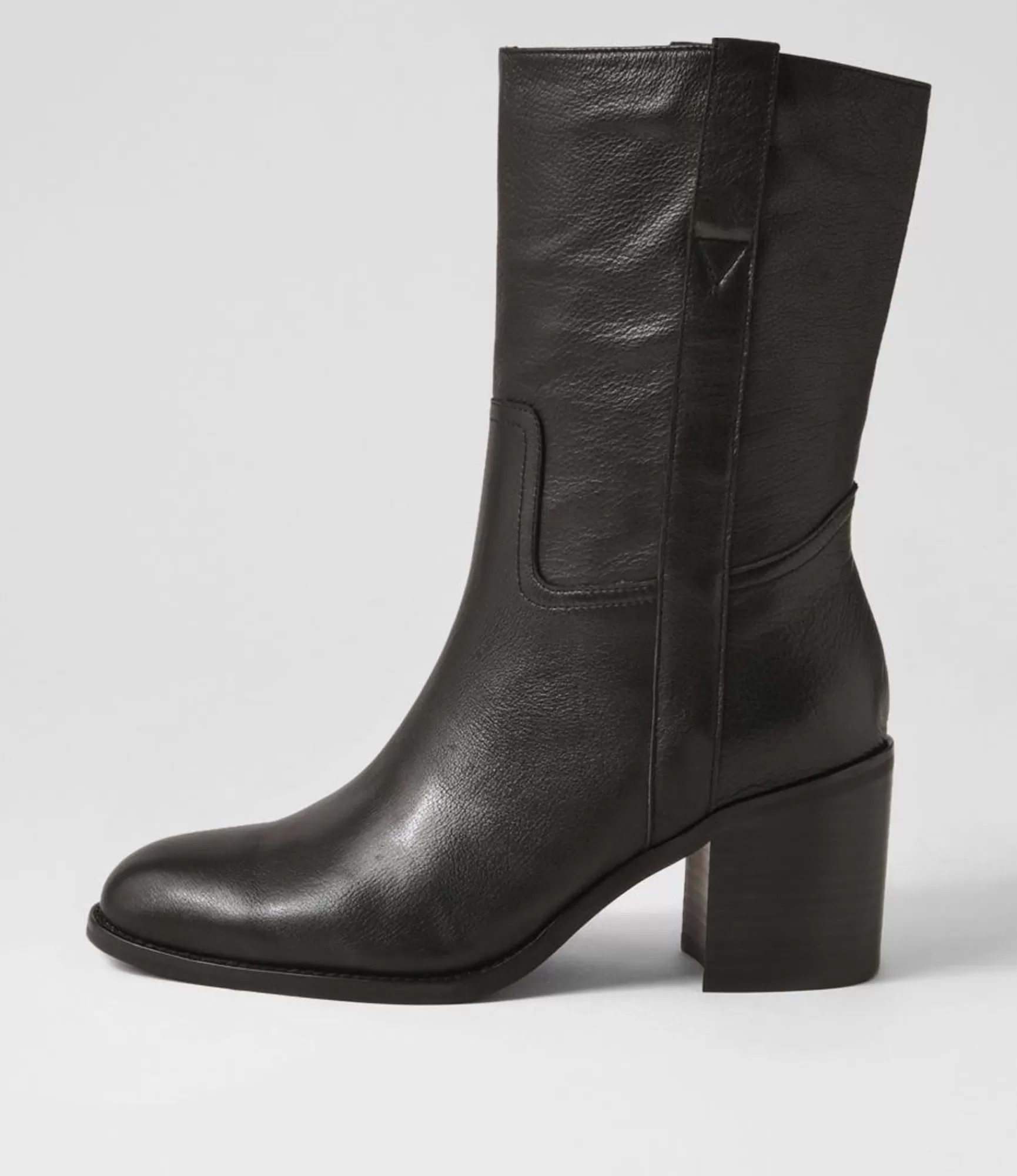 Outlet Midas Shoes Chelse Black Leather Calf Boots