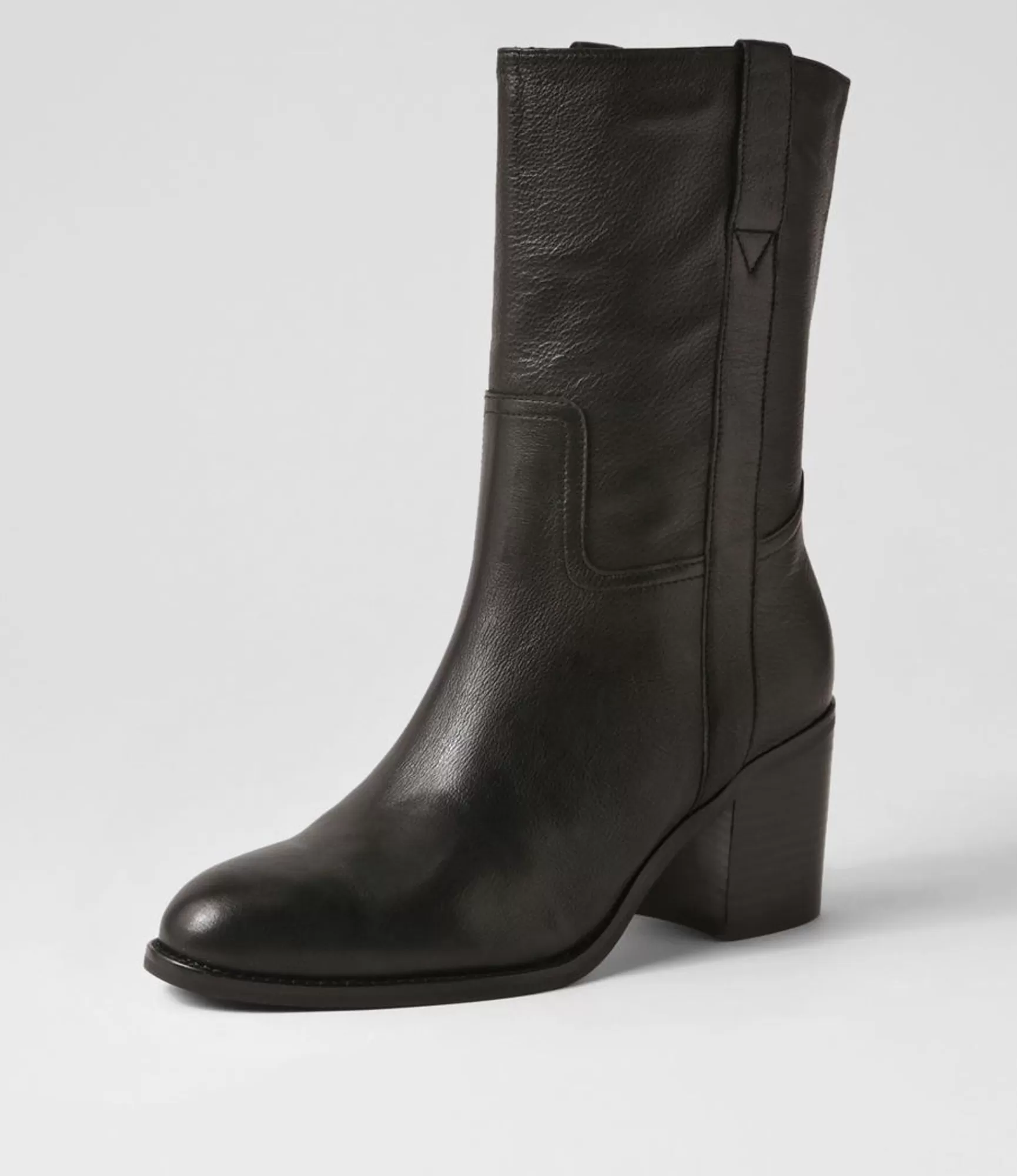 Outlet Midas Shoes Chelse Black Leather Calf Boots