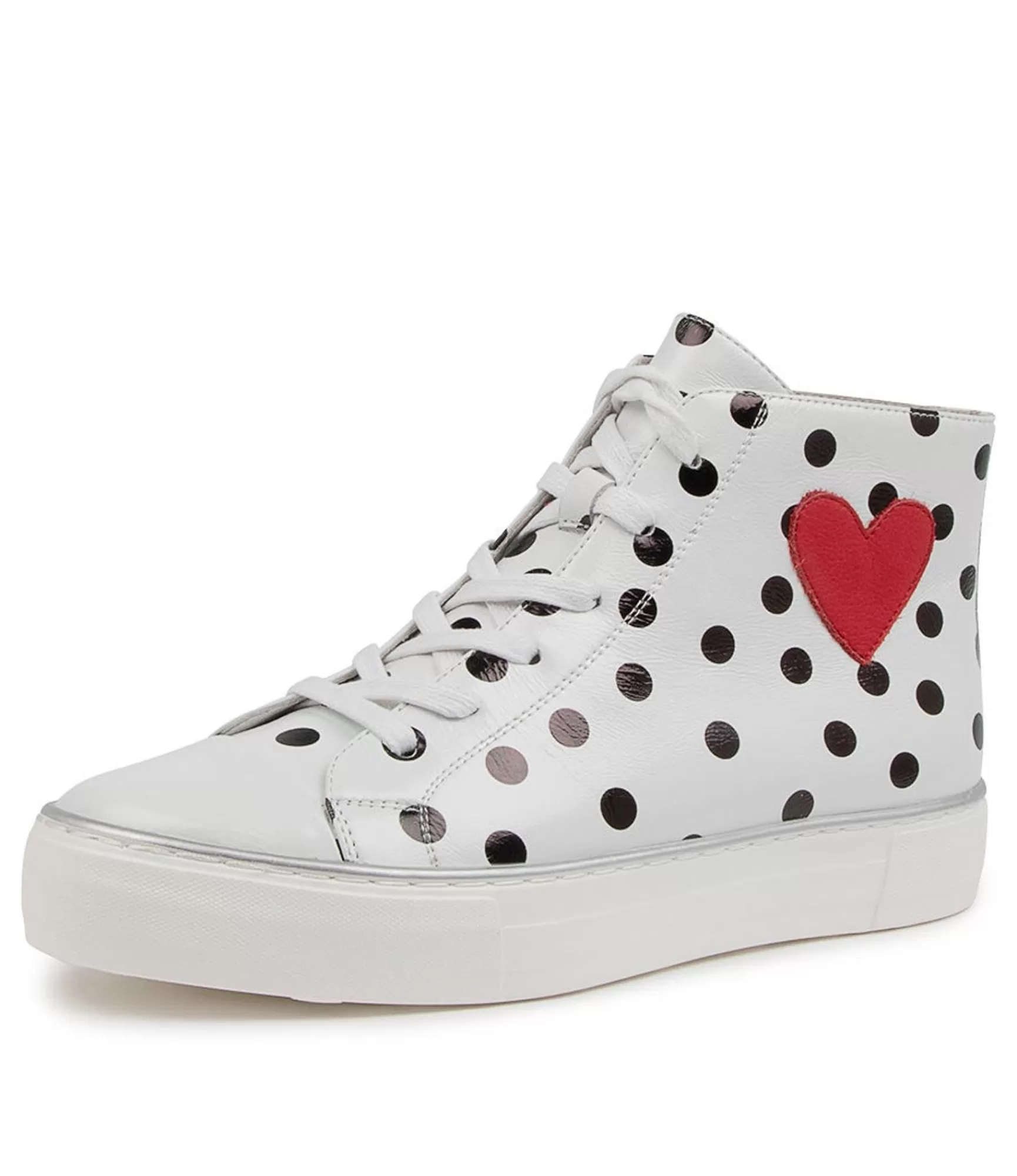 New Midas Shoes Flick White&Black Spot