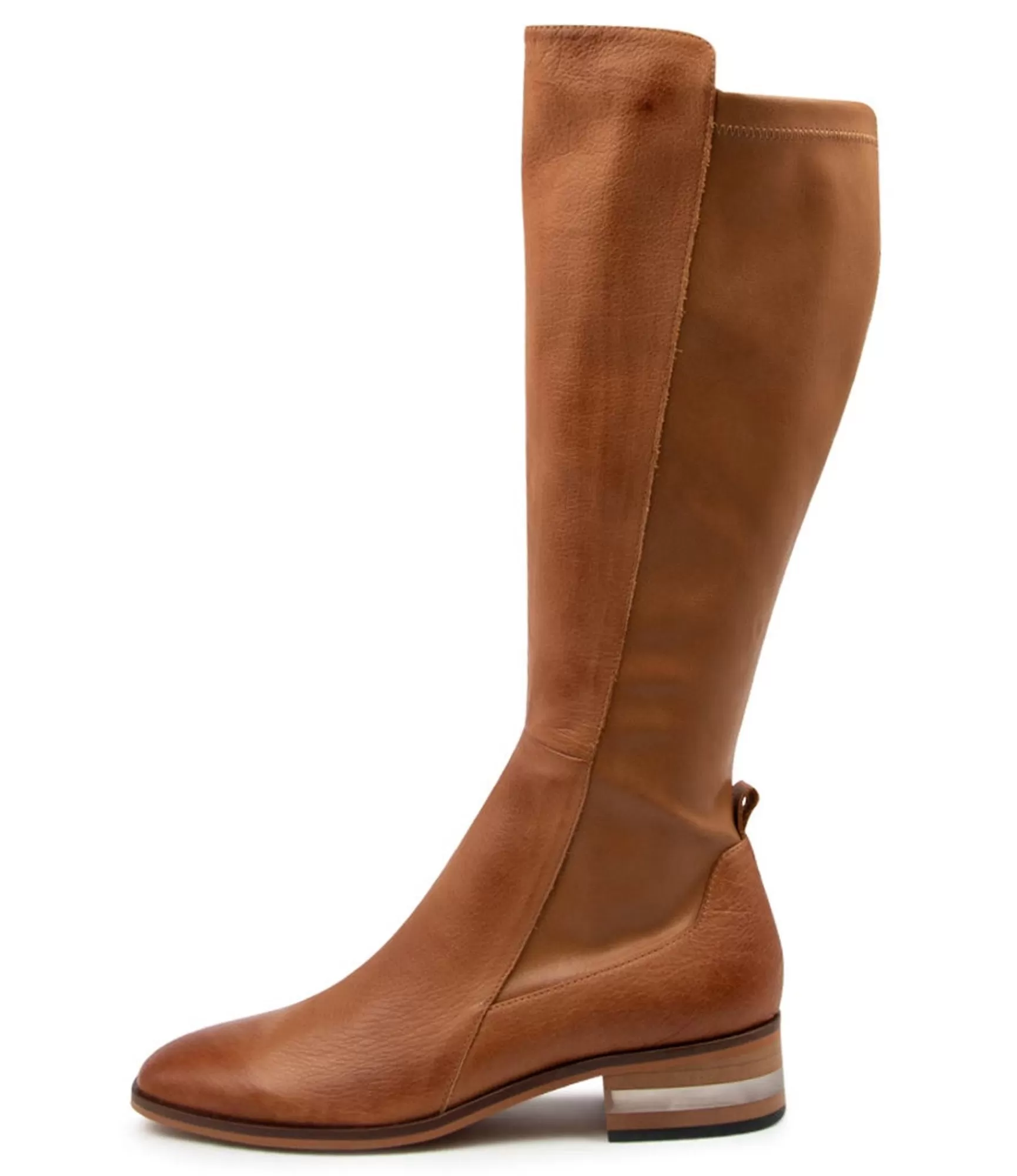 Online Midas Shoes Fox Dk Tan Lea-Stretch