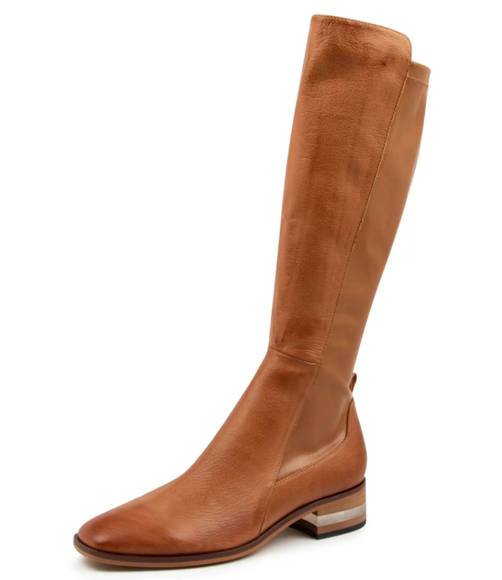 Online Midas Shoes Fox Dk Tan Lea-Stretch