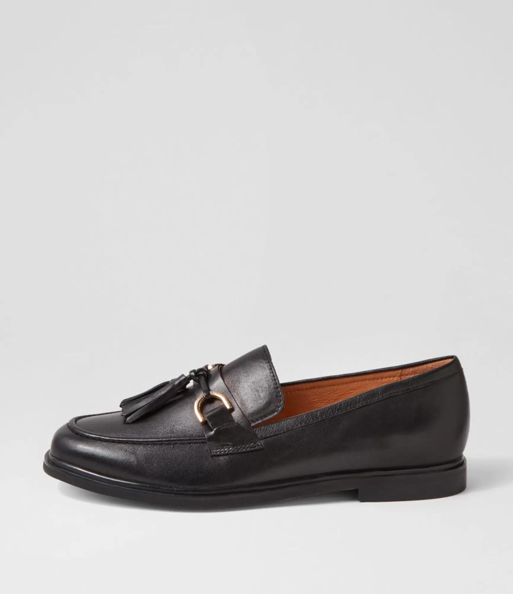 Clearance Midas Shoes Gello Black Leather Loafers