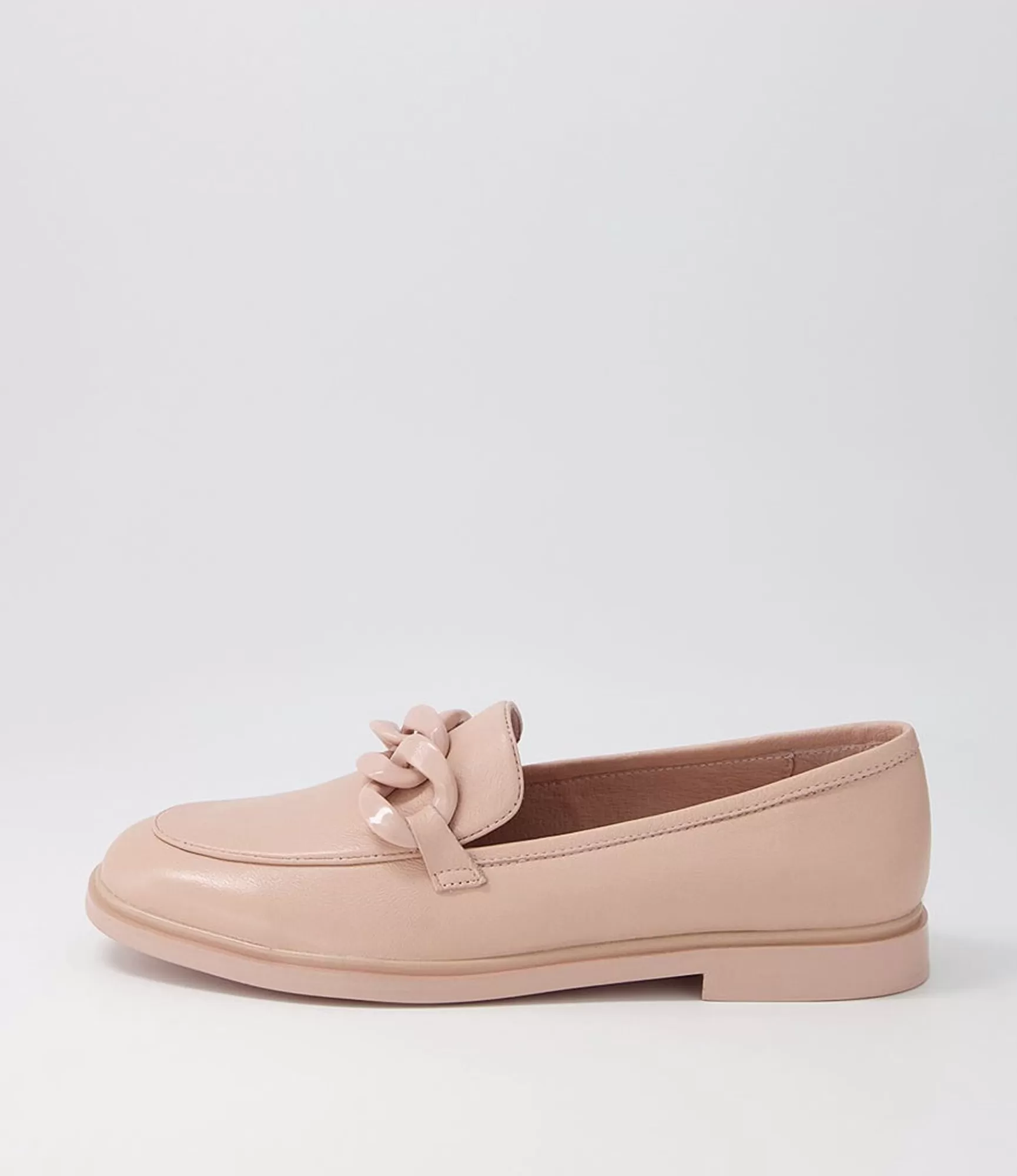 Flash Sale Midas Shoes Gonos Dark Nude Leather Loafers