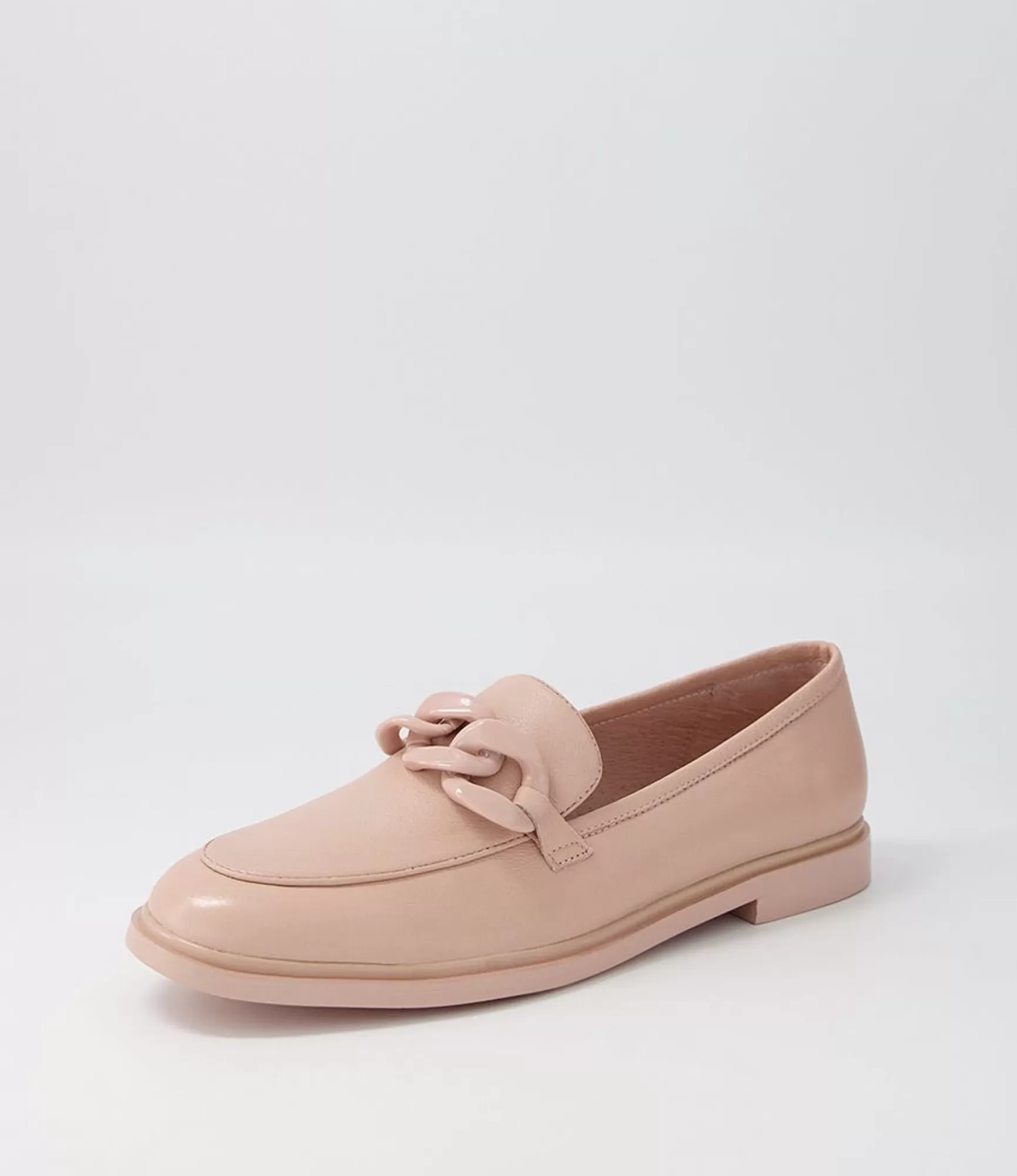 Flash Sale Midas Shoes Gonos Dark Nude Leather Loafers