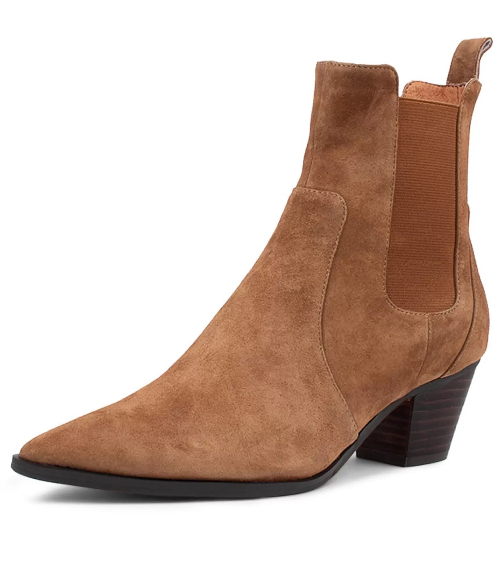 Outlet Midas Shoes Grasp Light Choc Suede Chelsea Boots