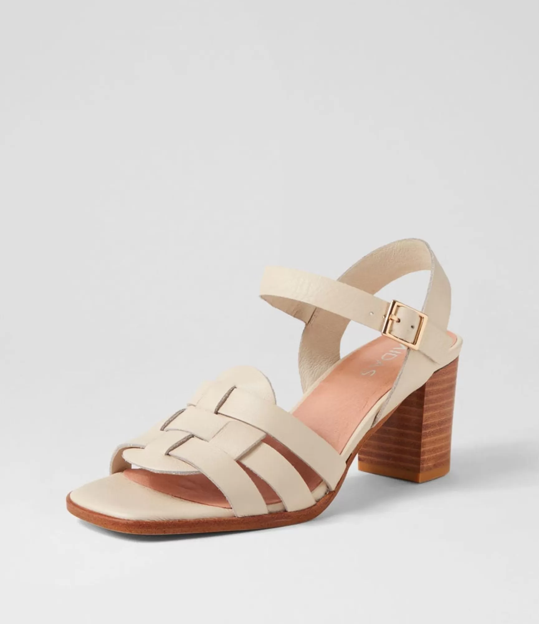 Cheap Midas Shoes Halfa Milk Leather Sandals