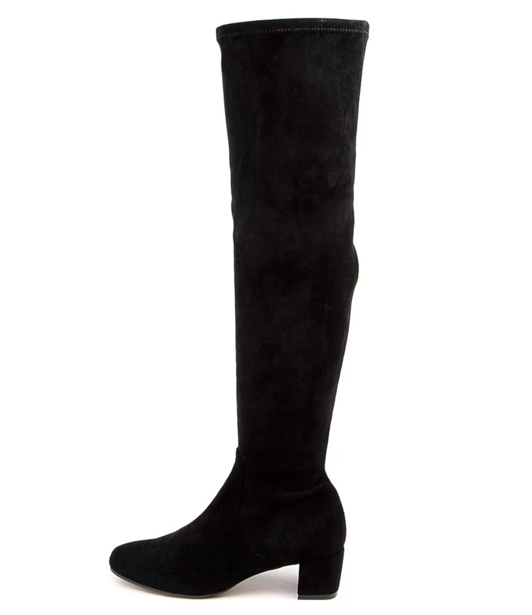 Fashion Midas Shoes Harpest Black Microsuede