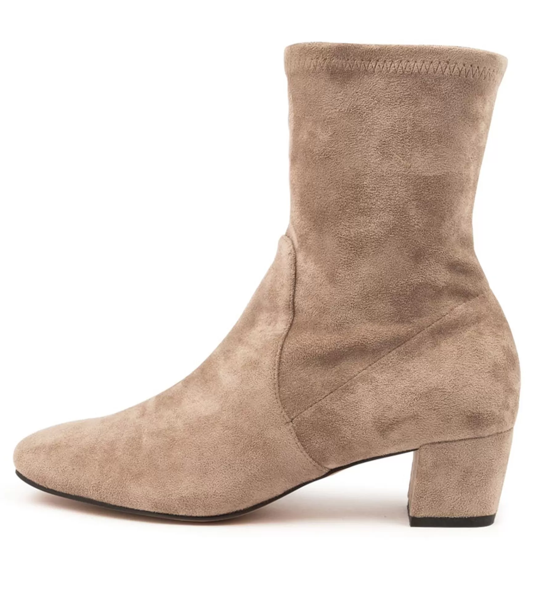 New Midas Shoes Heidi Taupe Microsuede