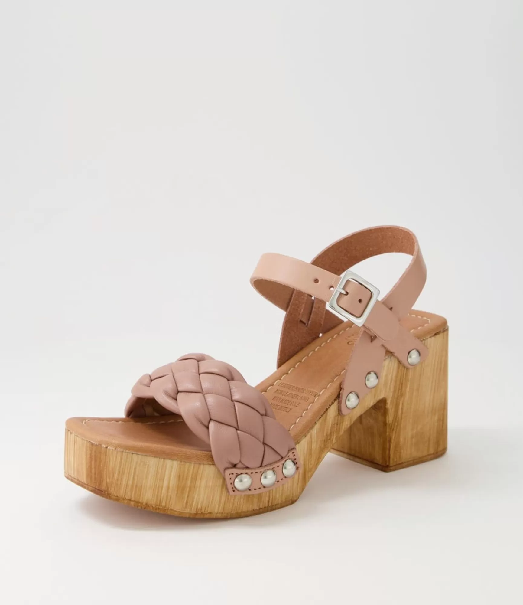 Discount Midas Shoes Irysy Nude Leather Sandals