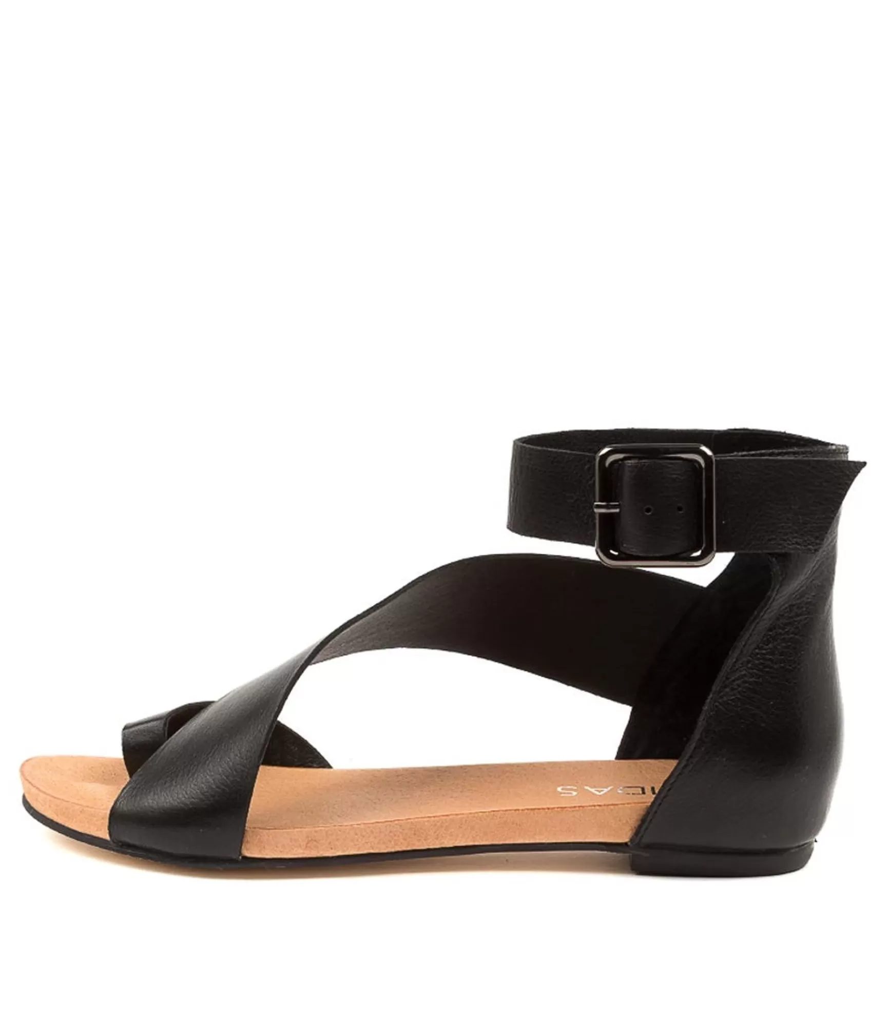 Online Midas Shoes Julista Black Leather
