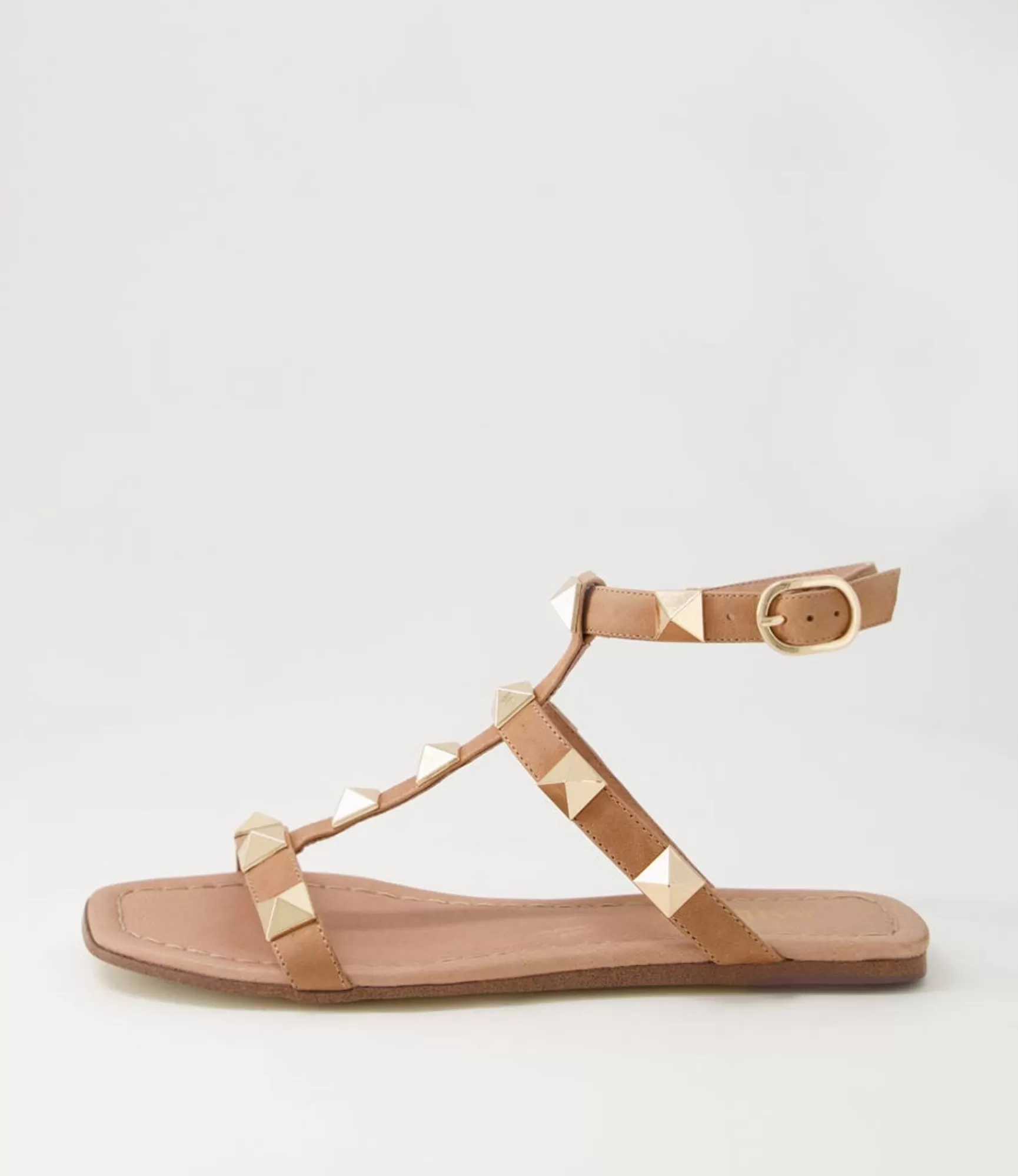 Online Midas Shoes Lavan Tan Leather Sandals
