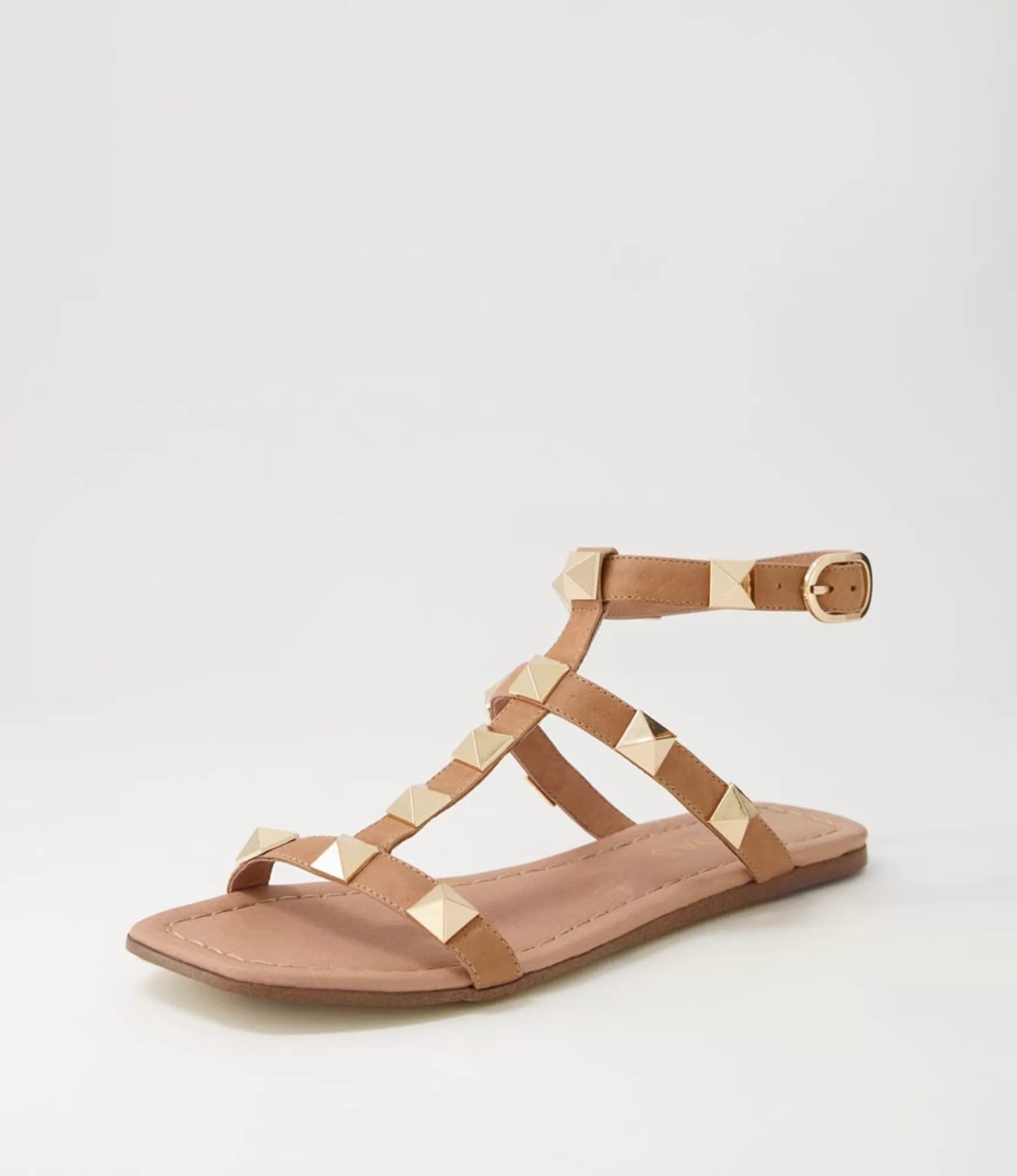 Online Midas Shoes Lavan Tan Leather Sandals