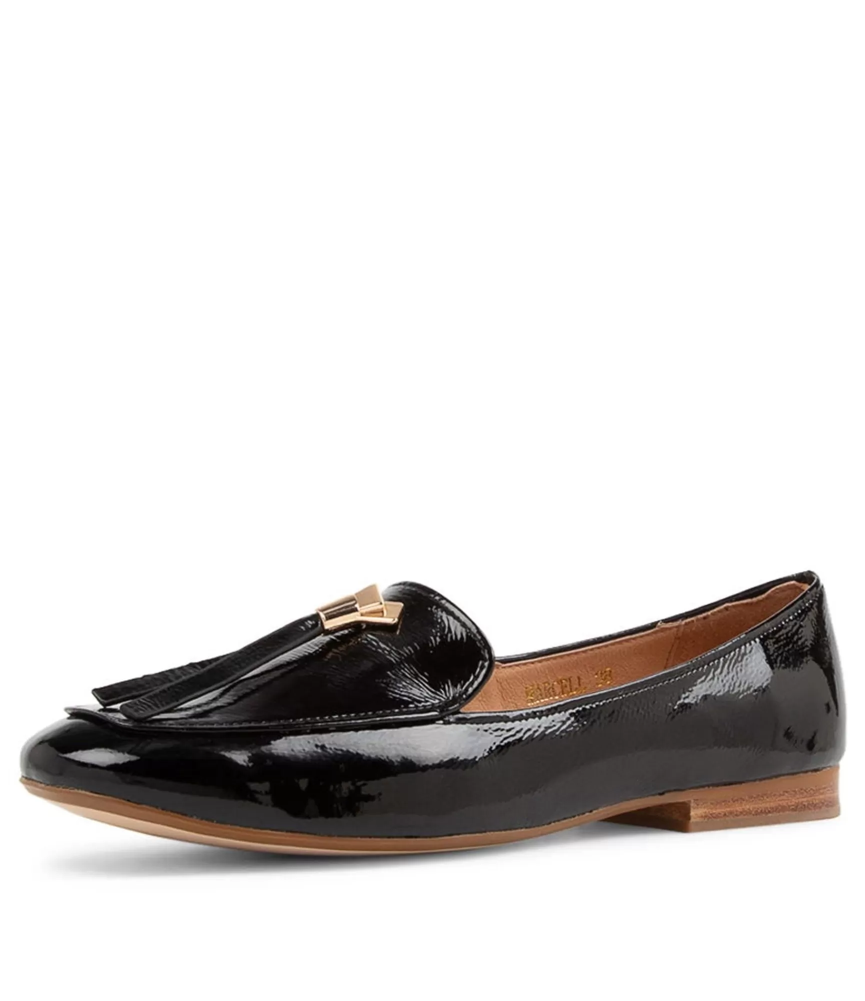 Clearance Midas Shoes Marcell Black Patent Leather Loafers