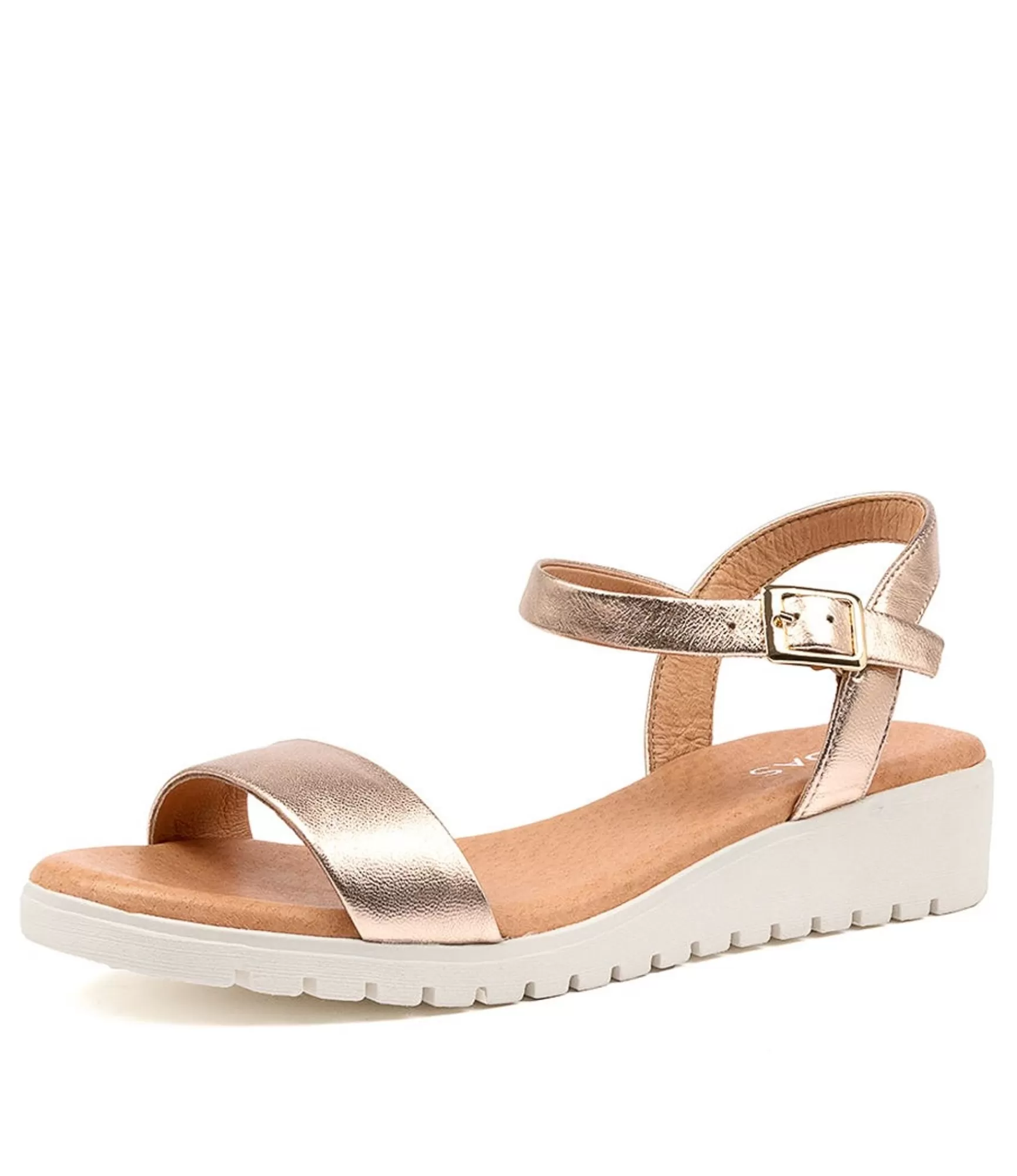 Discount Midas Shoes Maryanne Rose Gold Lea