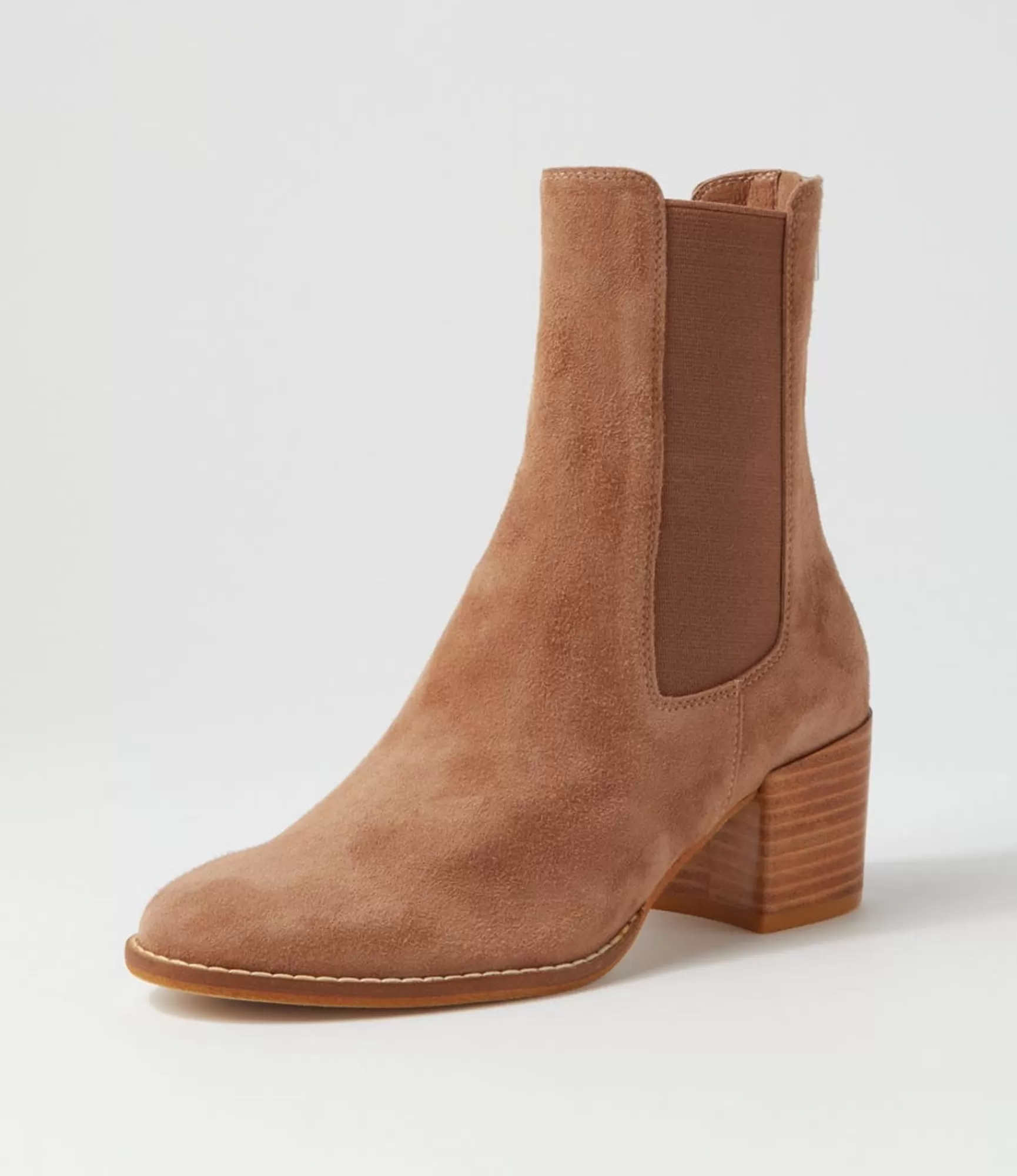 Flash Sale Midas Shoes Mikali Light Choc Suede Chelsea Boots