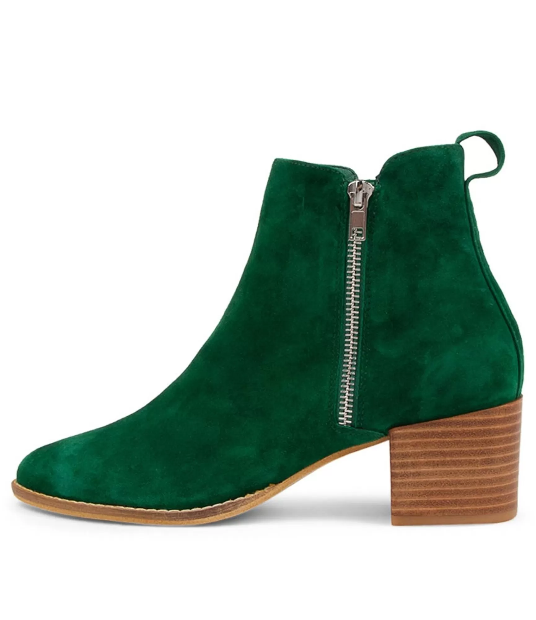Flash Sale Midas Shoes Myshka Dark Emerald Suede Ankle Boots