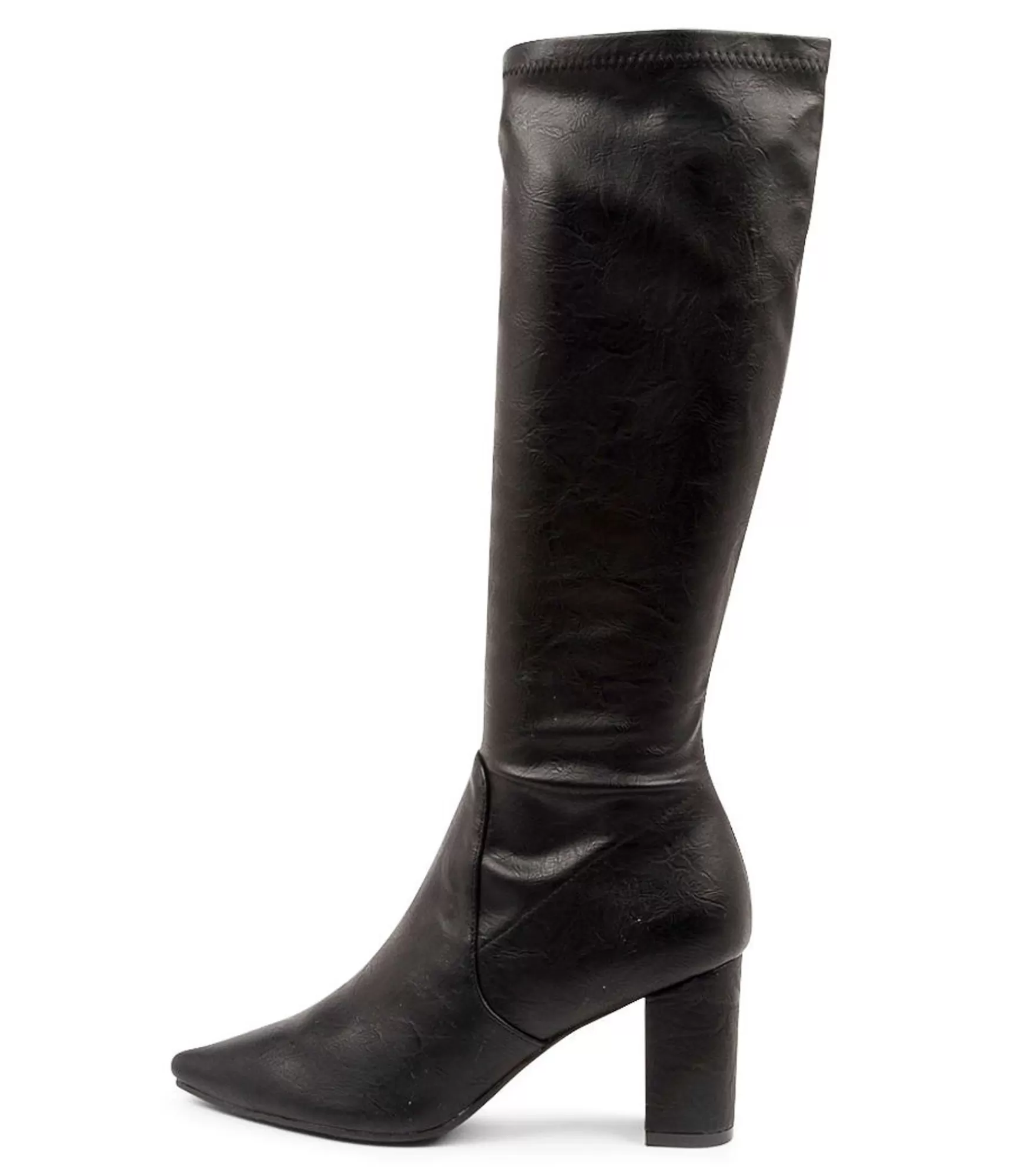 Clearance Midas Shoes Nyla Black Stretch Smooth