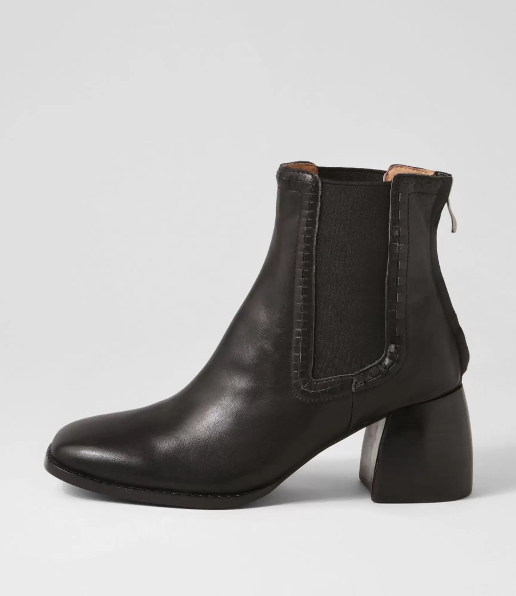 Online Midas Shoes Playmo Black Leather Chelsea Boots