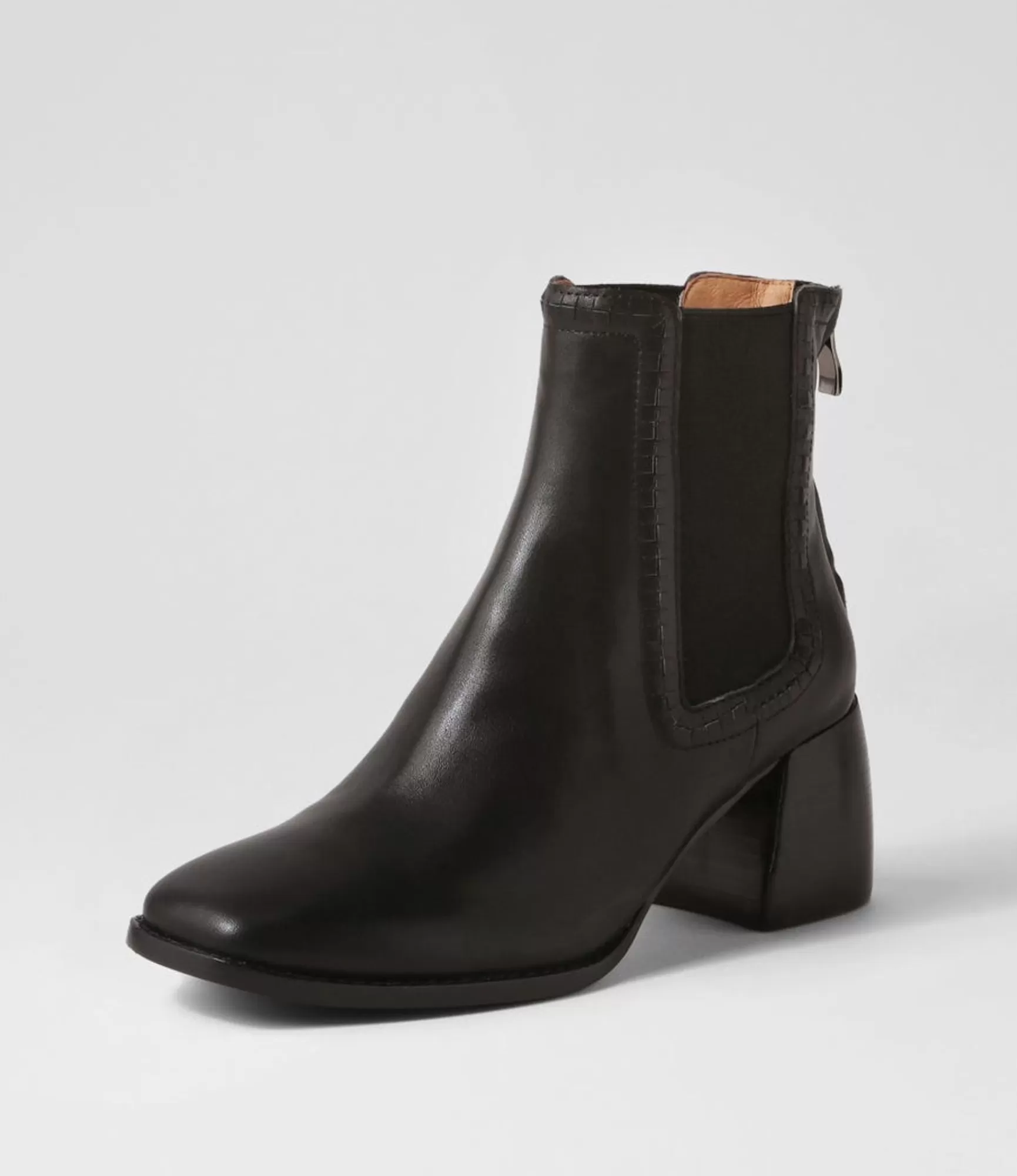 Online Midas Shoes Playmo Black Leather Chelsea Boots