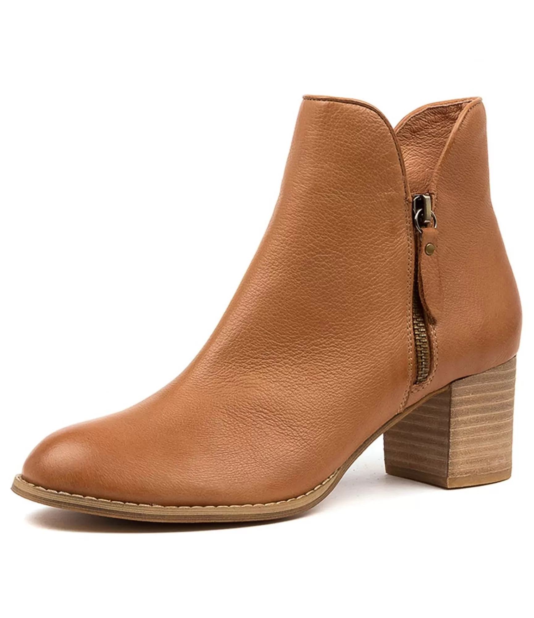 Hot Midas Shoes Shaine Dk Tan Leather
