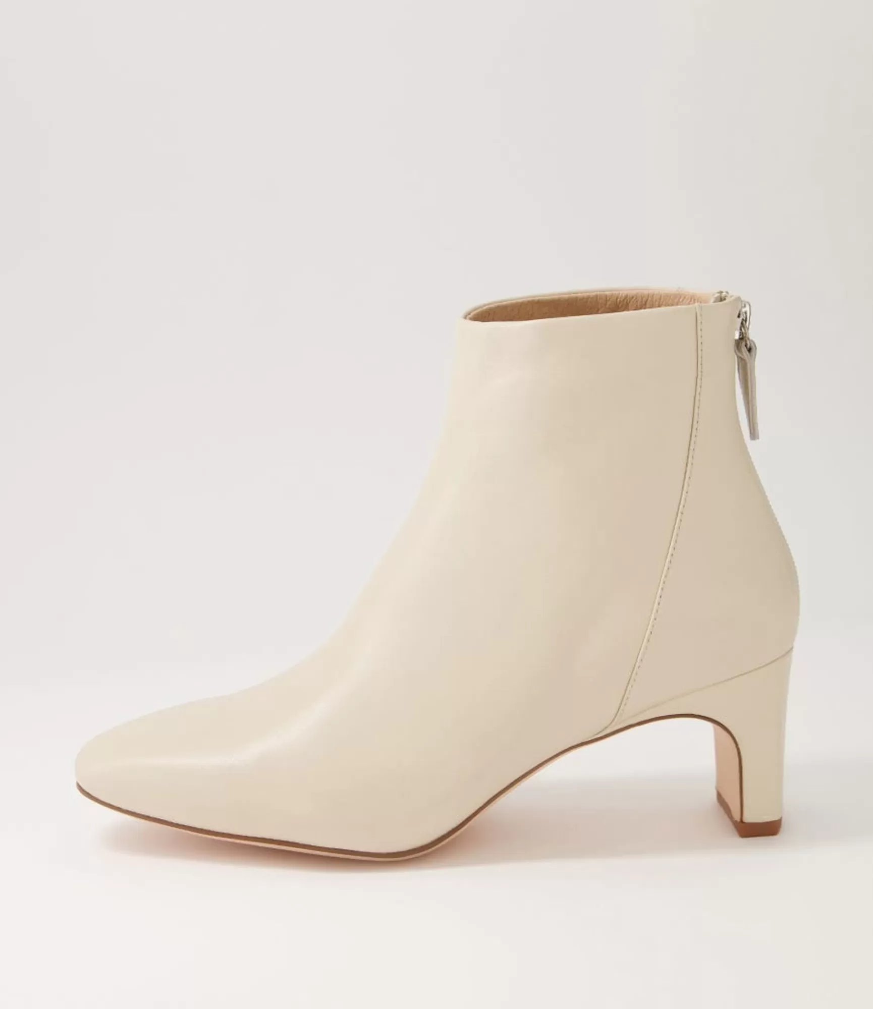 Hot Midas Shoes Sofee Cream Leather Ankle Boots