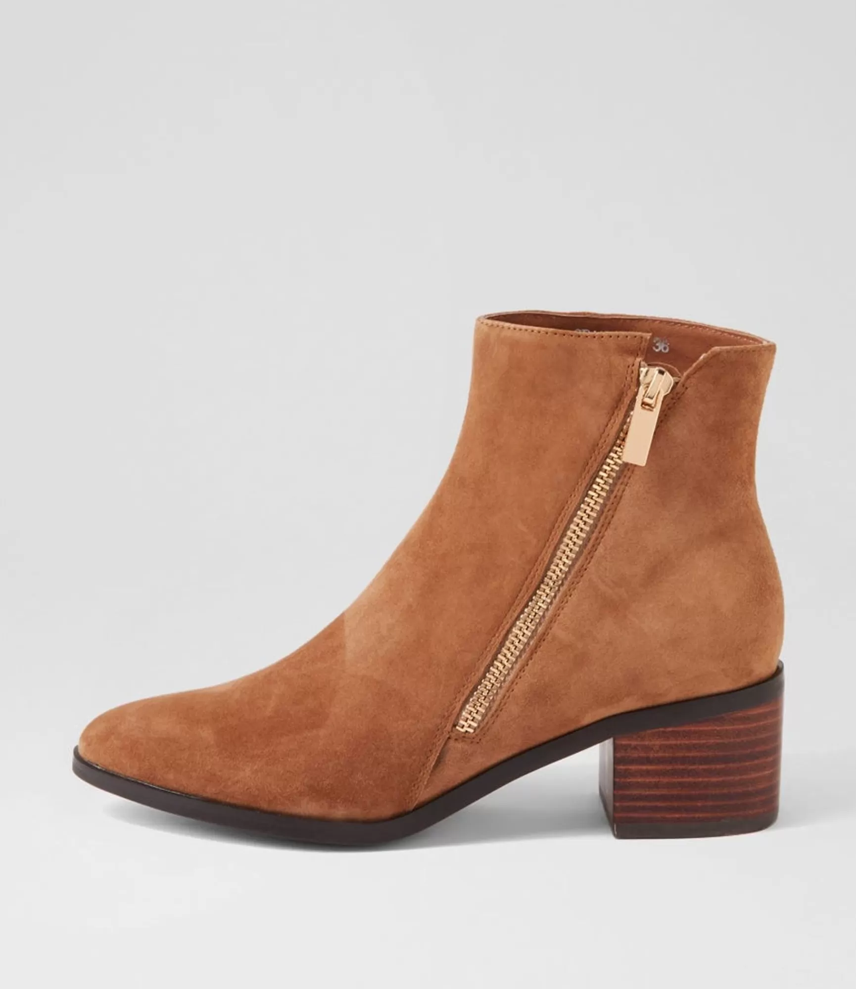 Cheap Midas Shoes Spana Light Choc Suede Ankle Boots