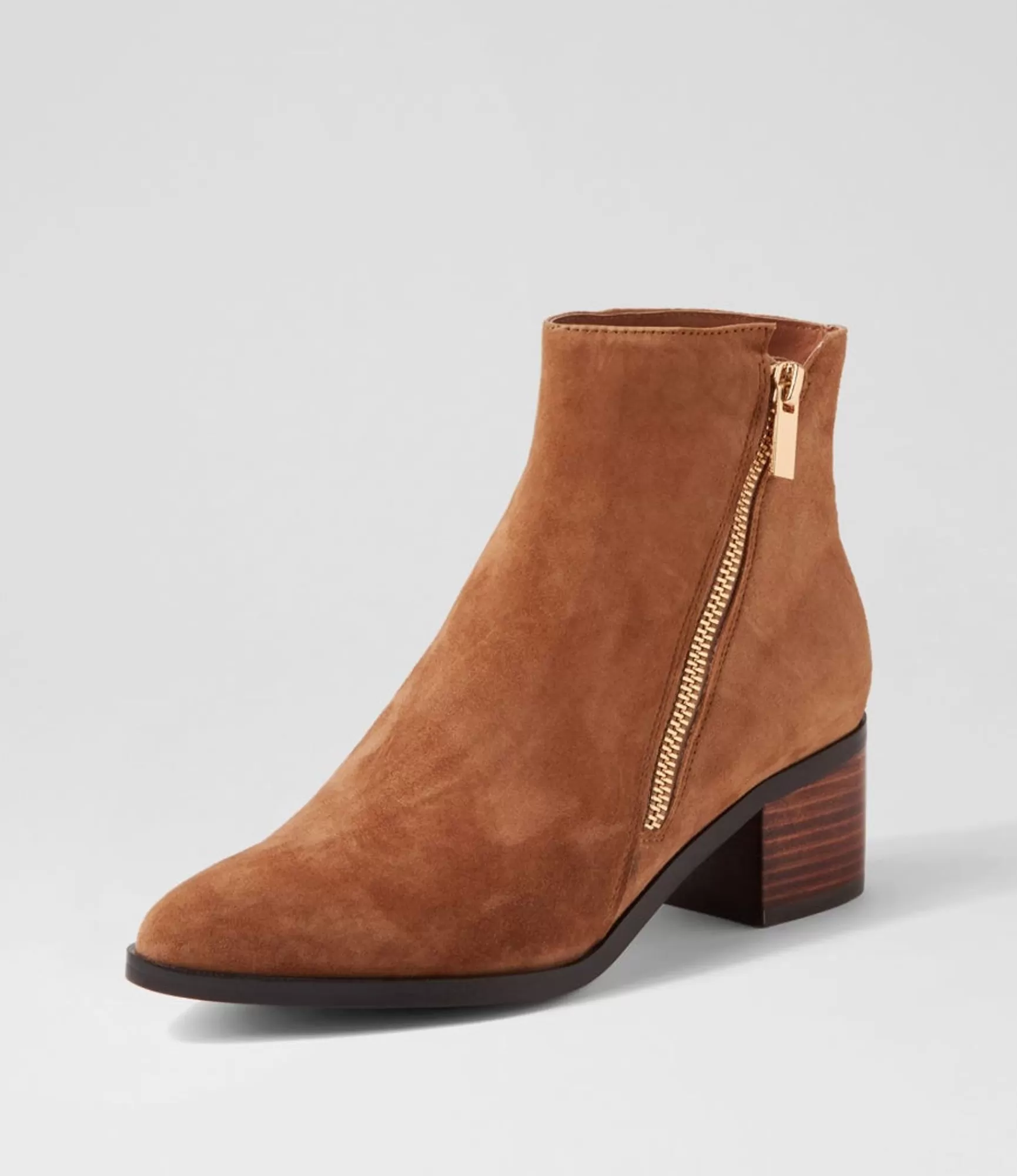 Cheap Midas Shoes Spana Light Choc Suede Ankle Boots