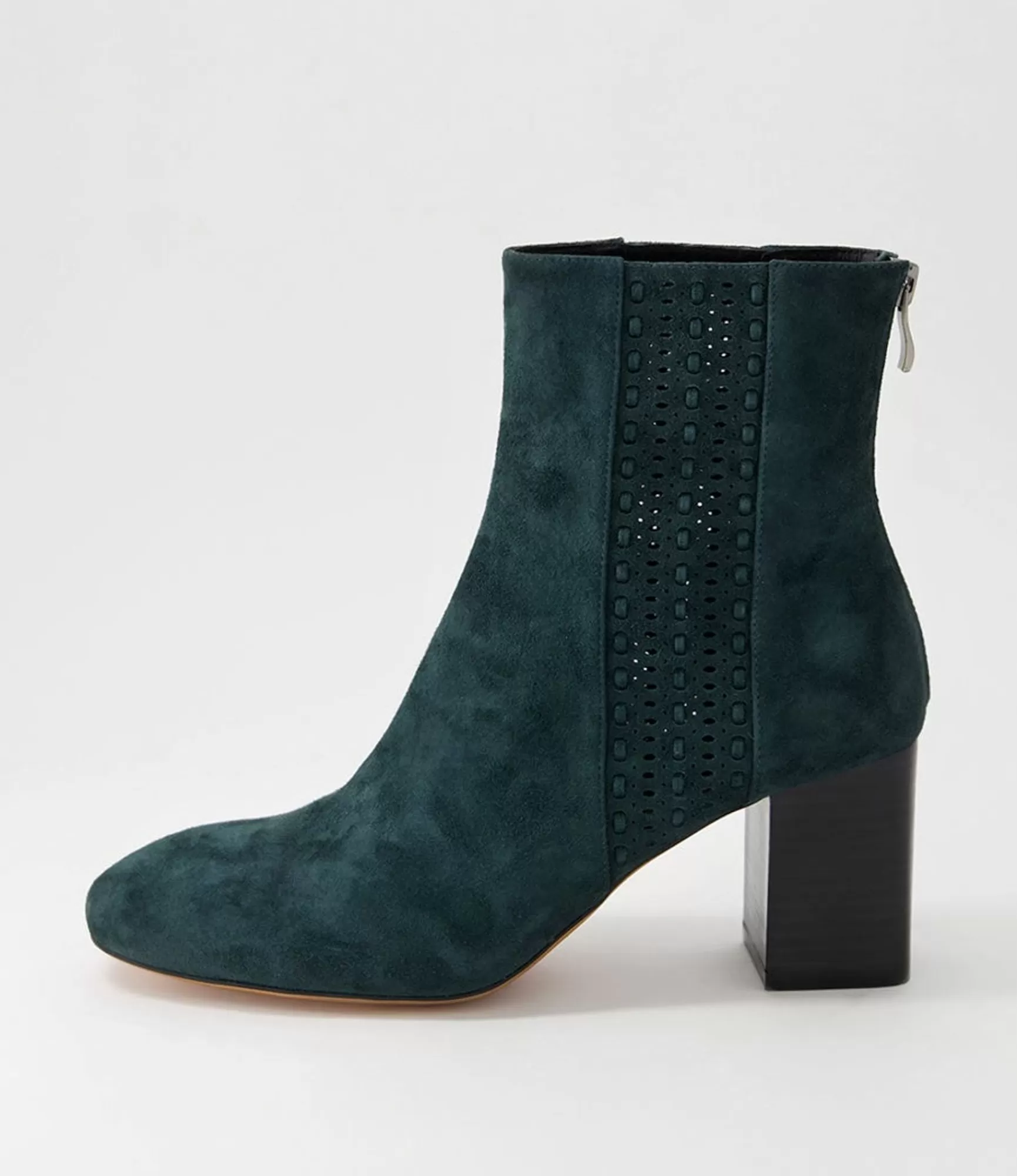 Cheap Midas Shoes Stalla Deep Green Suede Ankle Boots