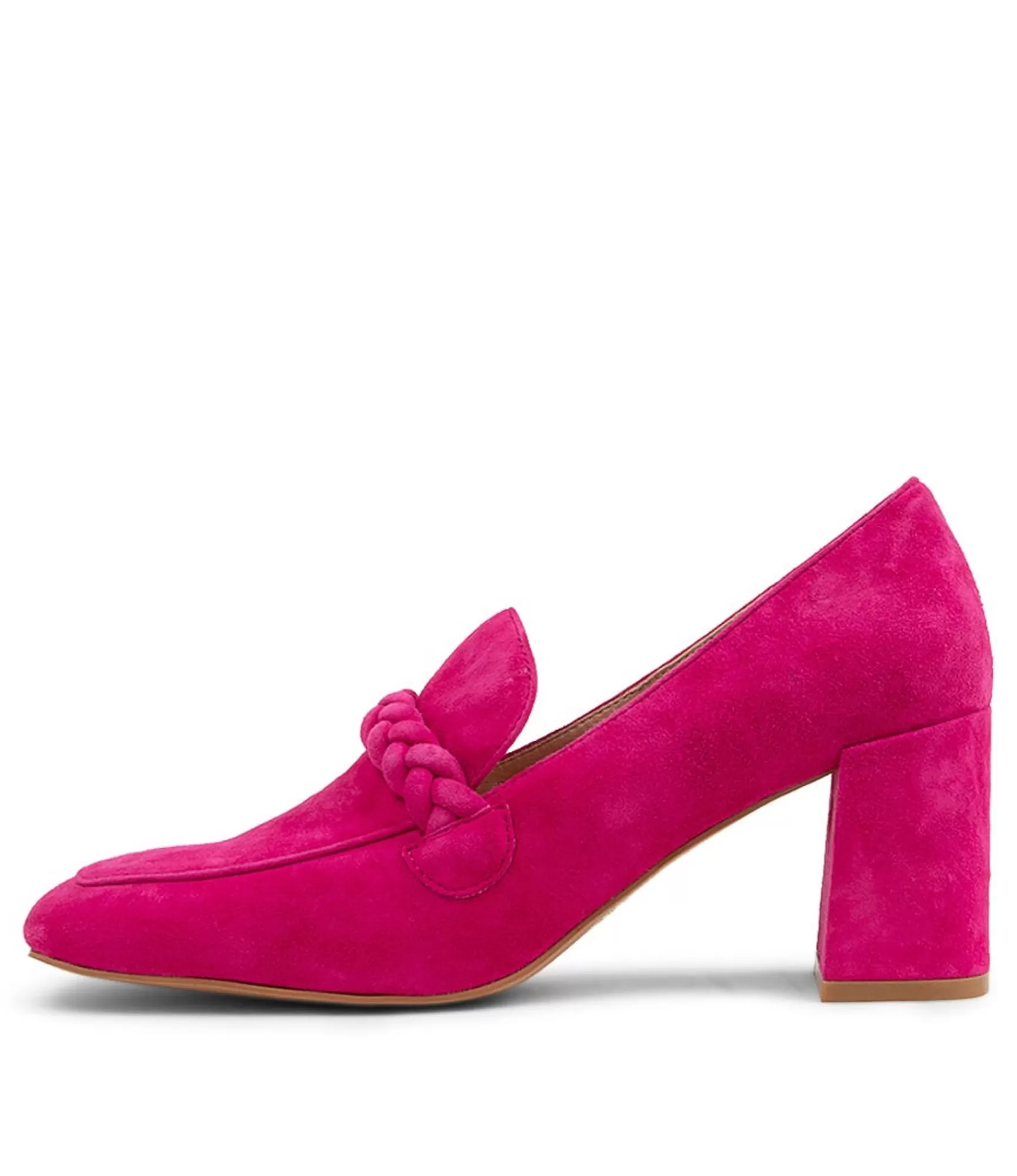 Outlet Midas Shoes Tarni Fuchsia Suede Heels