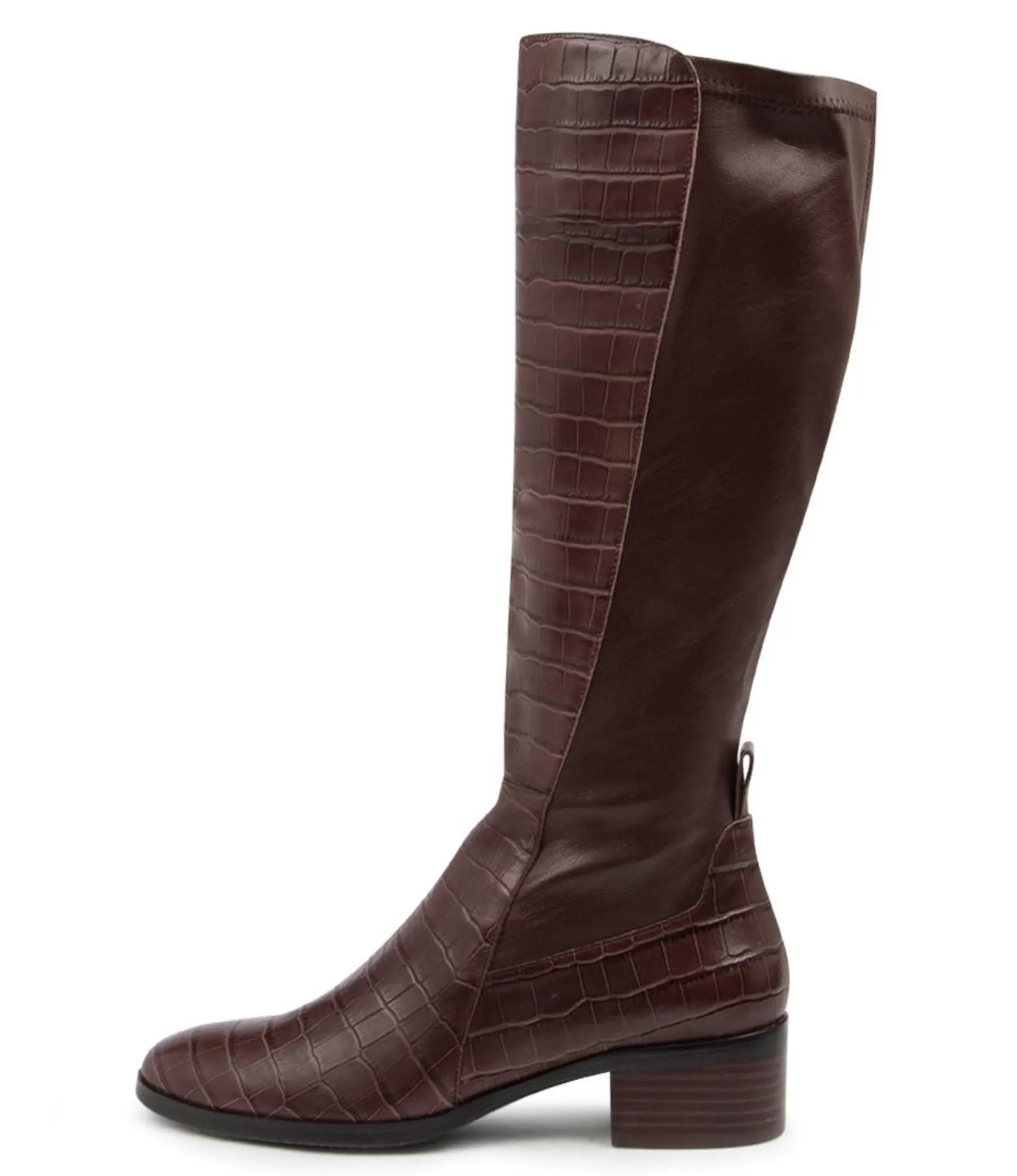 Clearance Midas Shoes Tiana Choc Croc Smooth
