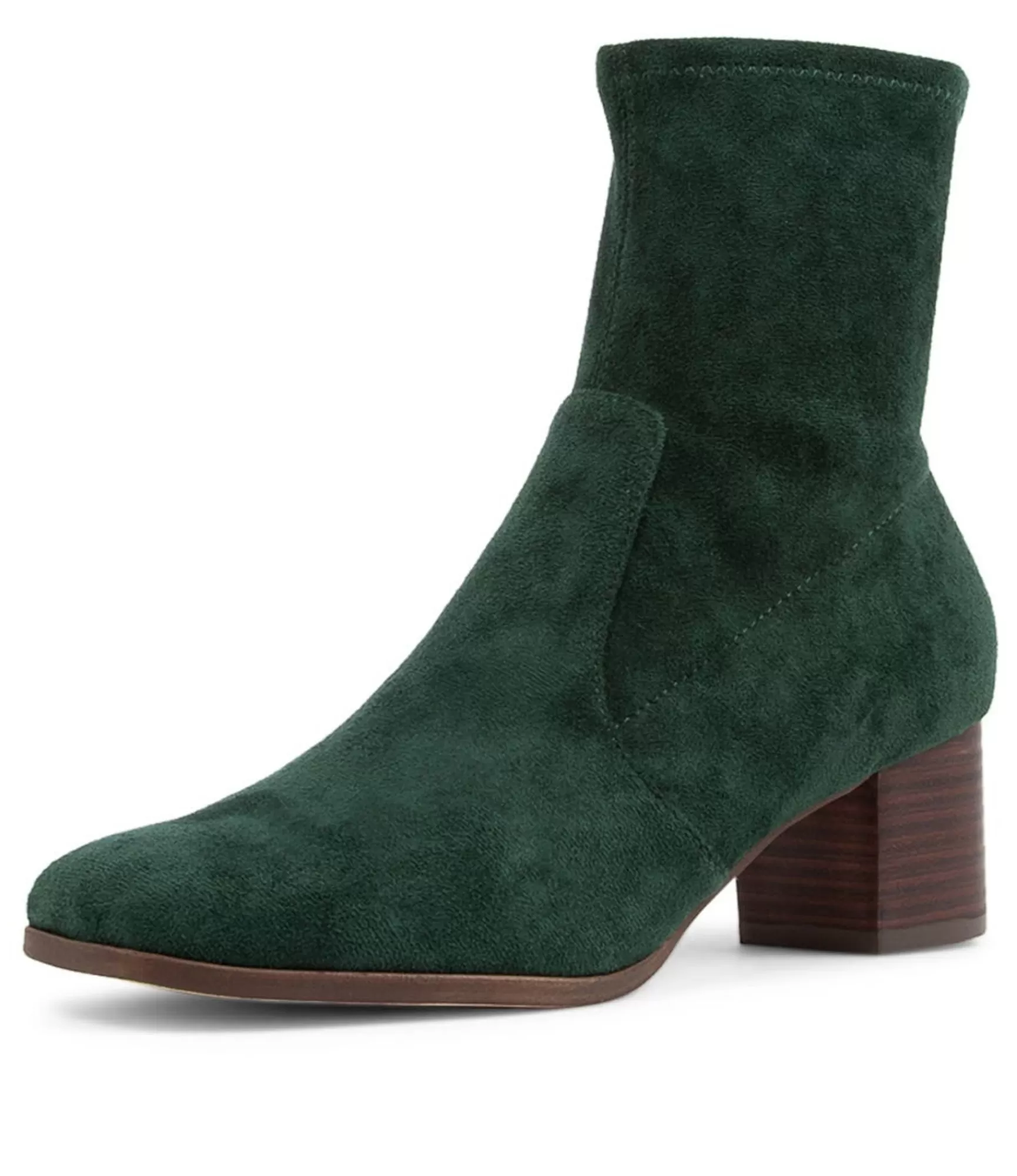 Hot Midas Shoes Venti Forest Stretch Microsuede Ankle Boots