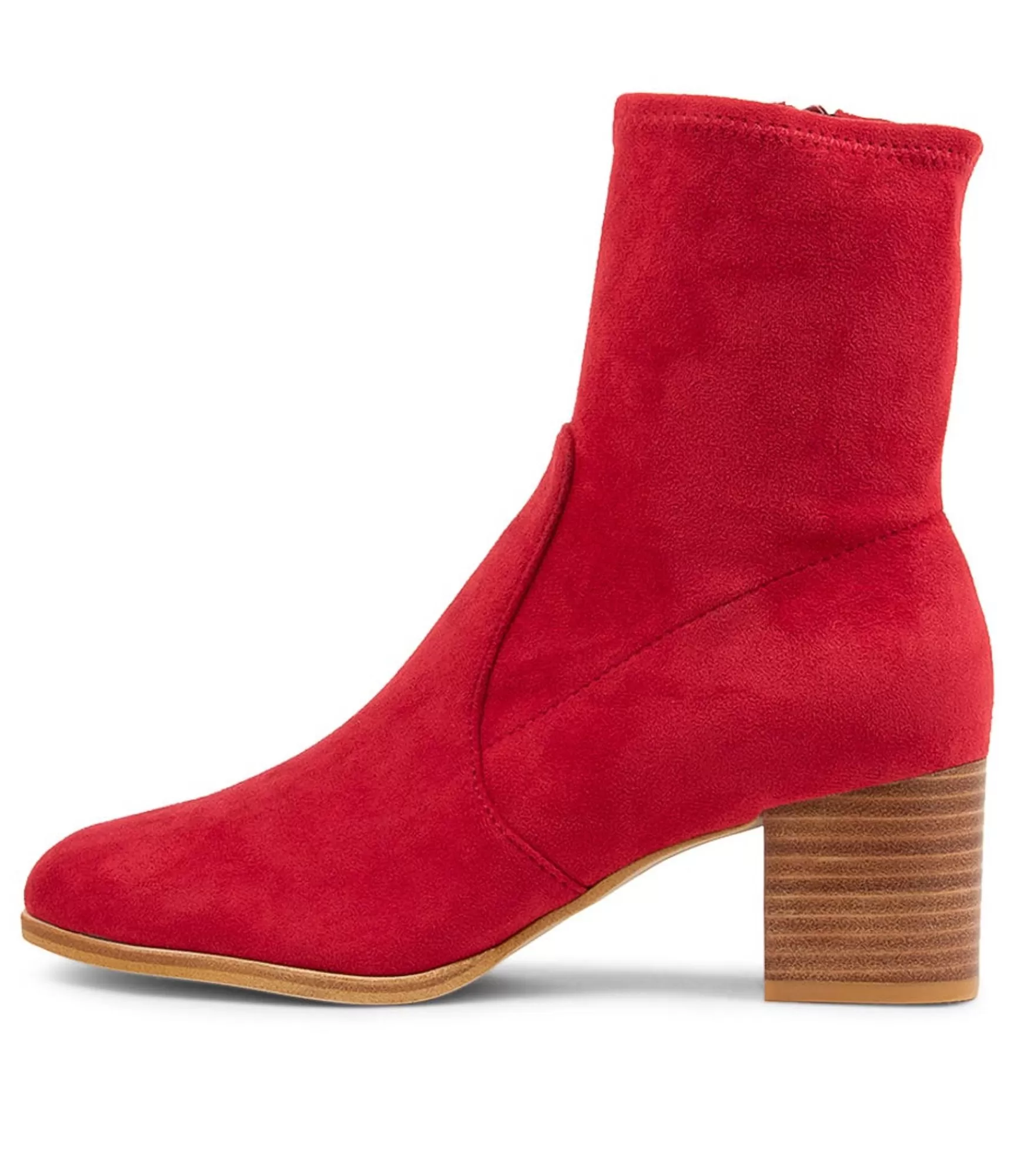 Hot Midas Shoes Venti Ruby Microsuede Ankle Boots