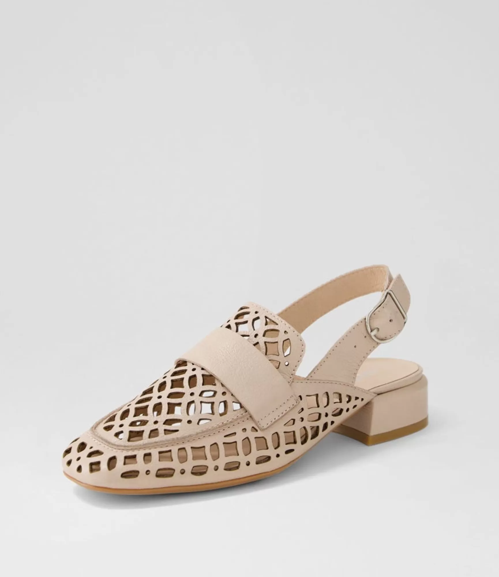 Hot Midas Shoes Viscious Nude Leather Heels