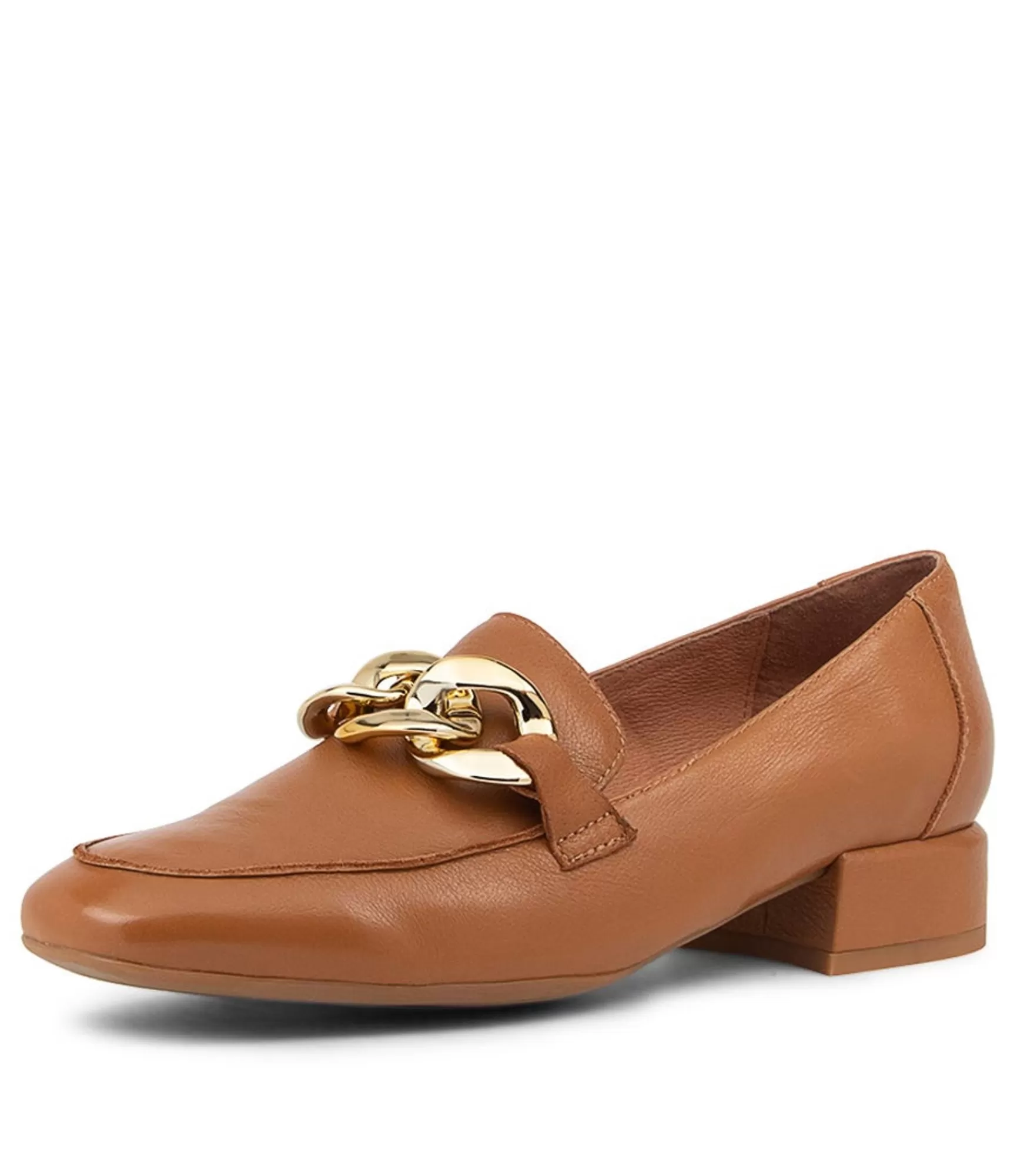 Clearance Midas Shoes Visten Dk Tan Leather Loafers