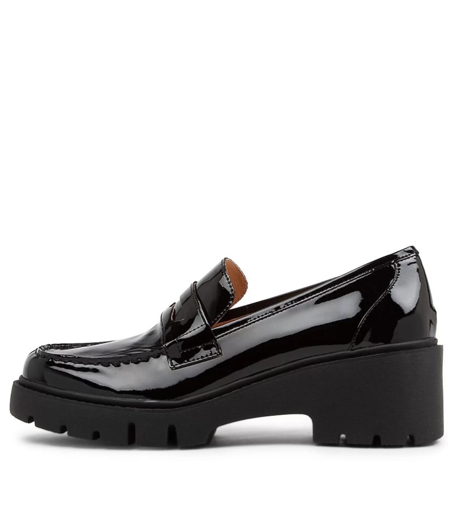 Outlet Midas Shoes Xana Black Patent Leather Heels