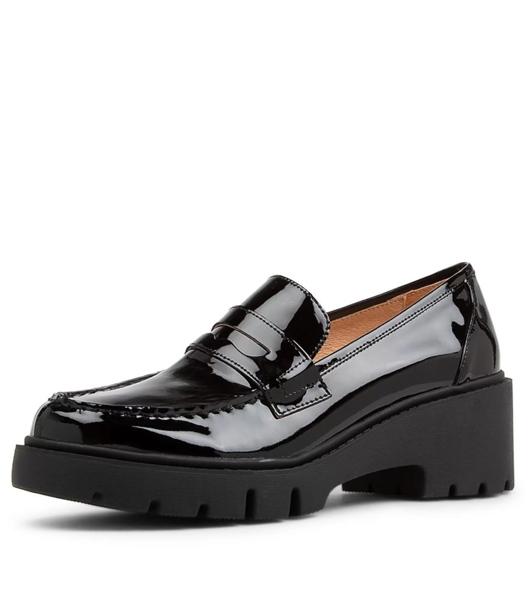 Outlet Midas Shoes Xana Black Patent Leather Heels