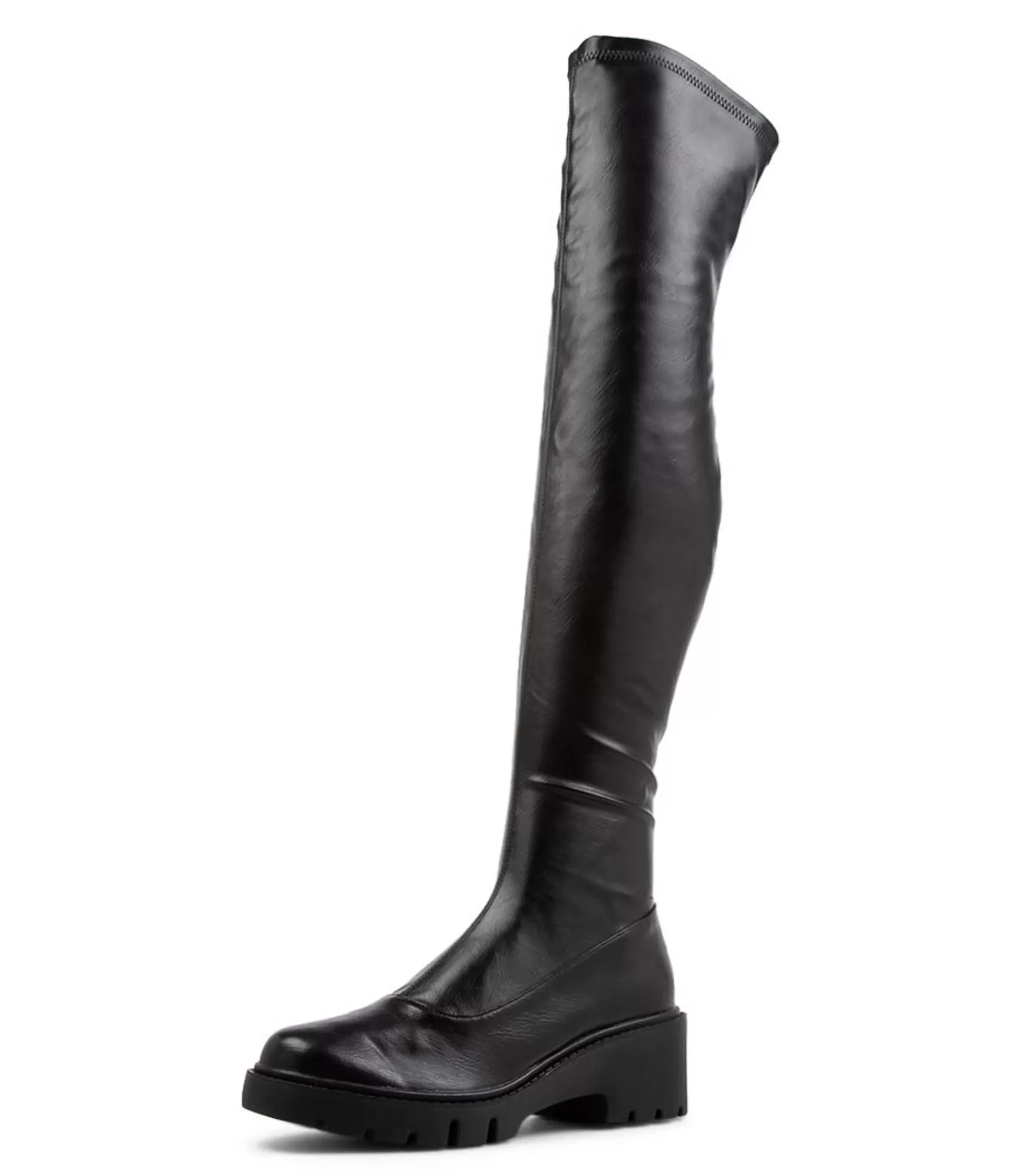 Online Midas Shoes Xeenie Black Stretch Knee High Boots