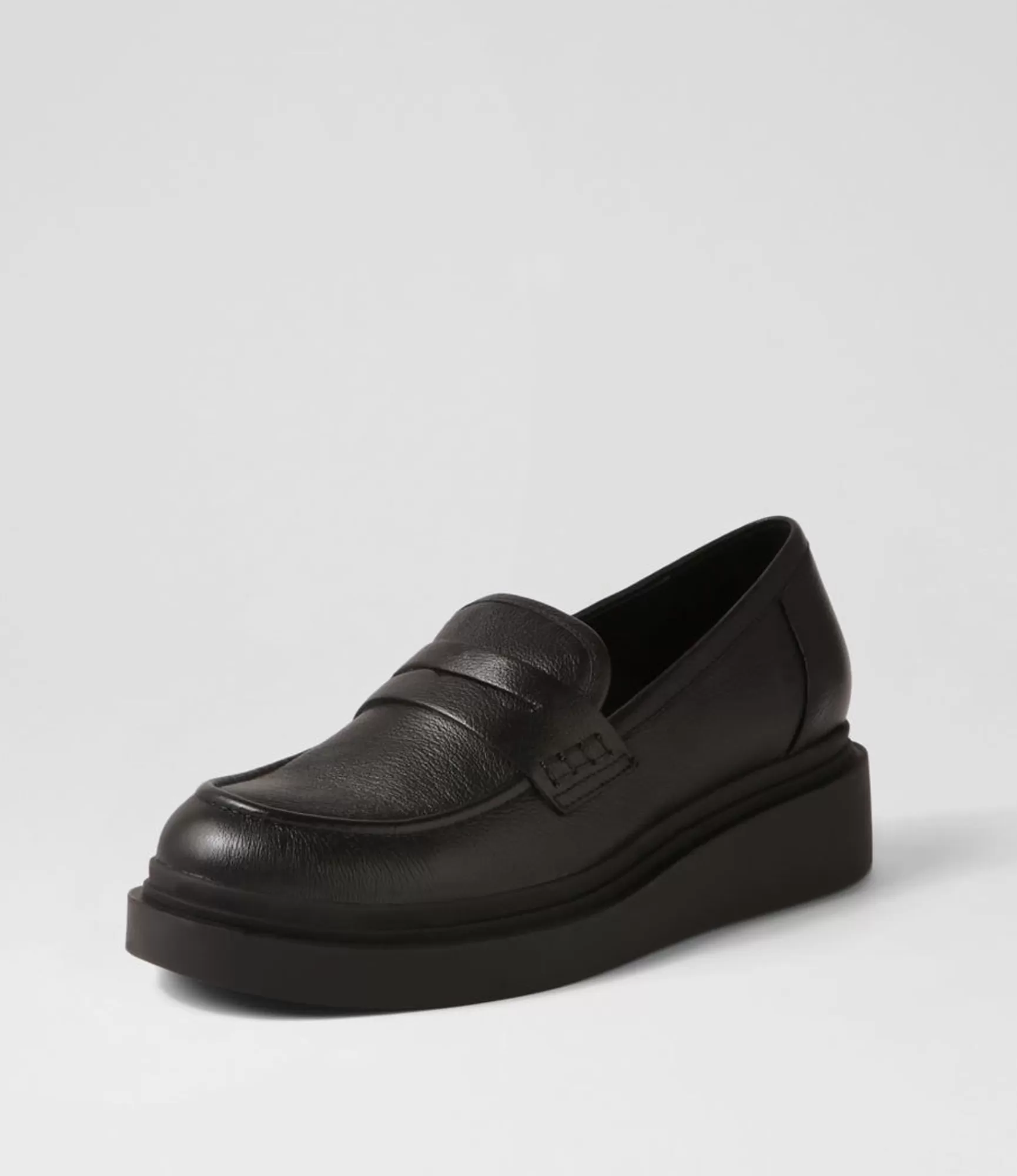 Discount Midas Shoes Zafari Black Leather Loafers